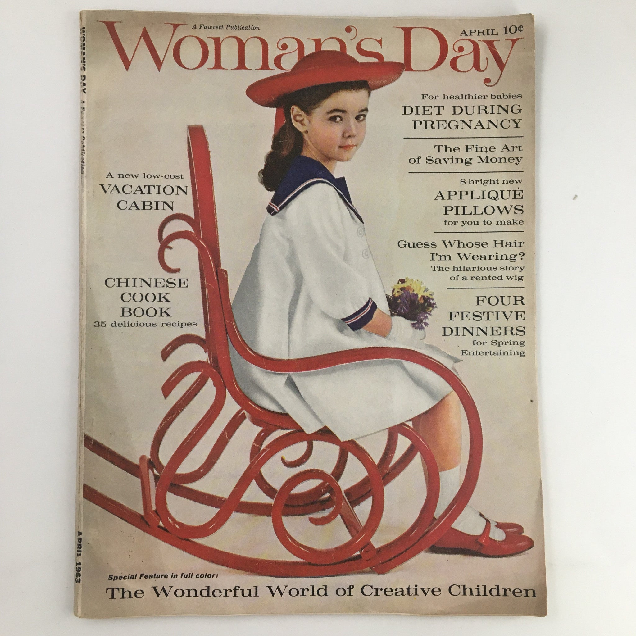 Woman's Day Magazine April 1963 Wonderful World of Creative Children No Label