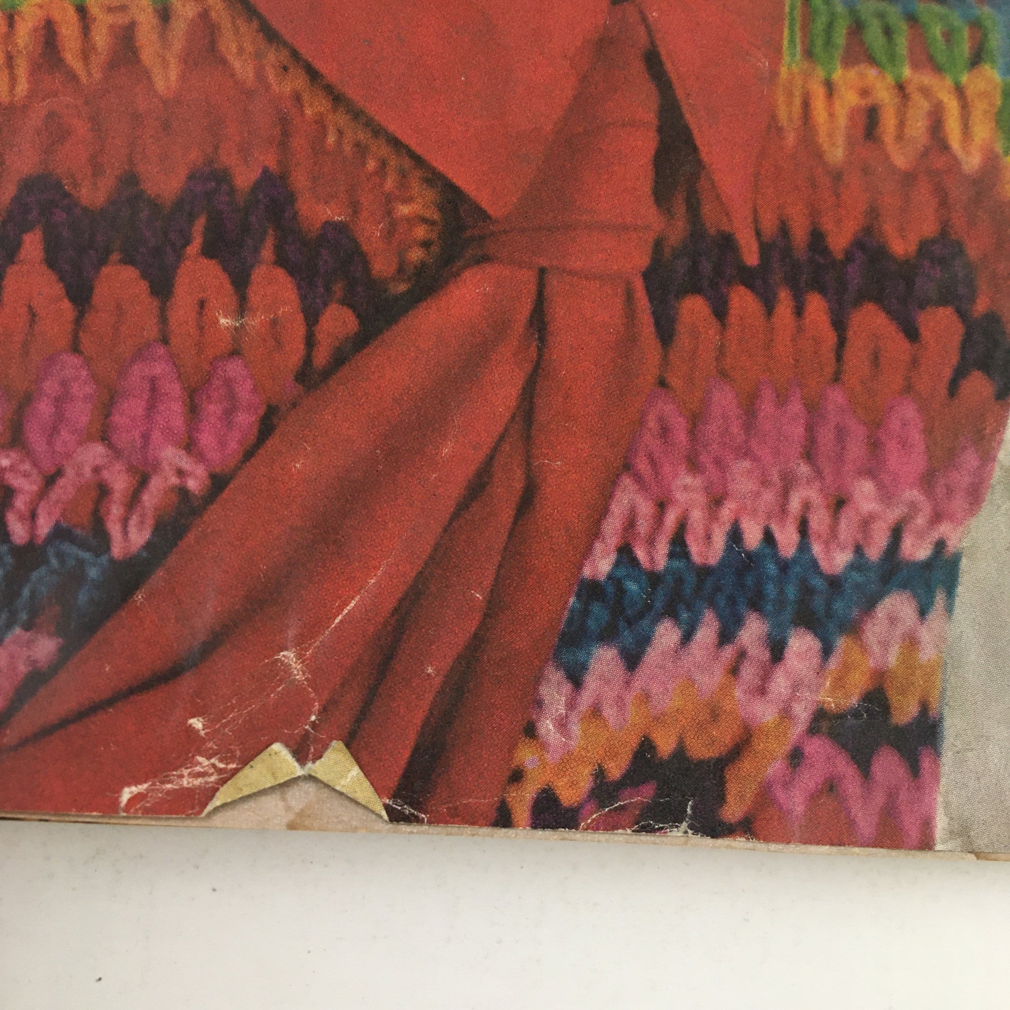 Woman's Day Magazine September 1969 Multicolor Coat of Quick Crochet No Label