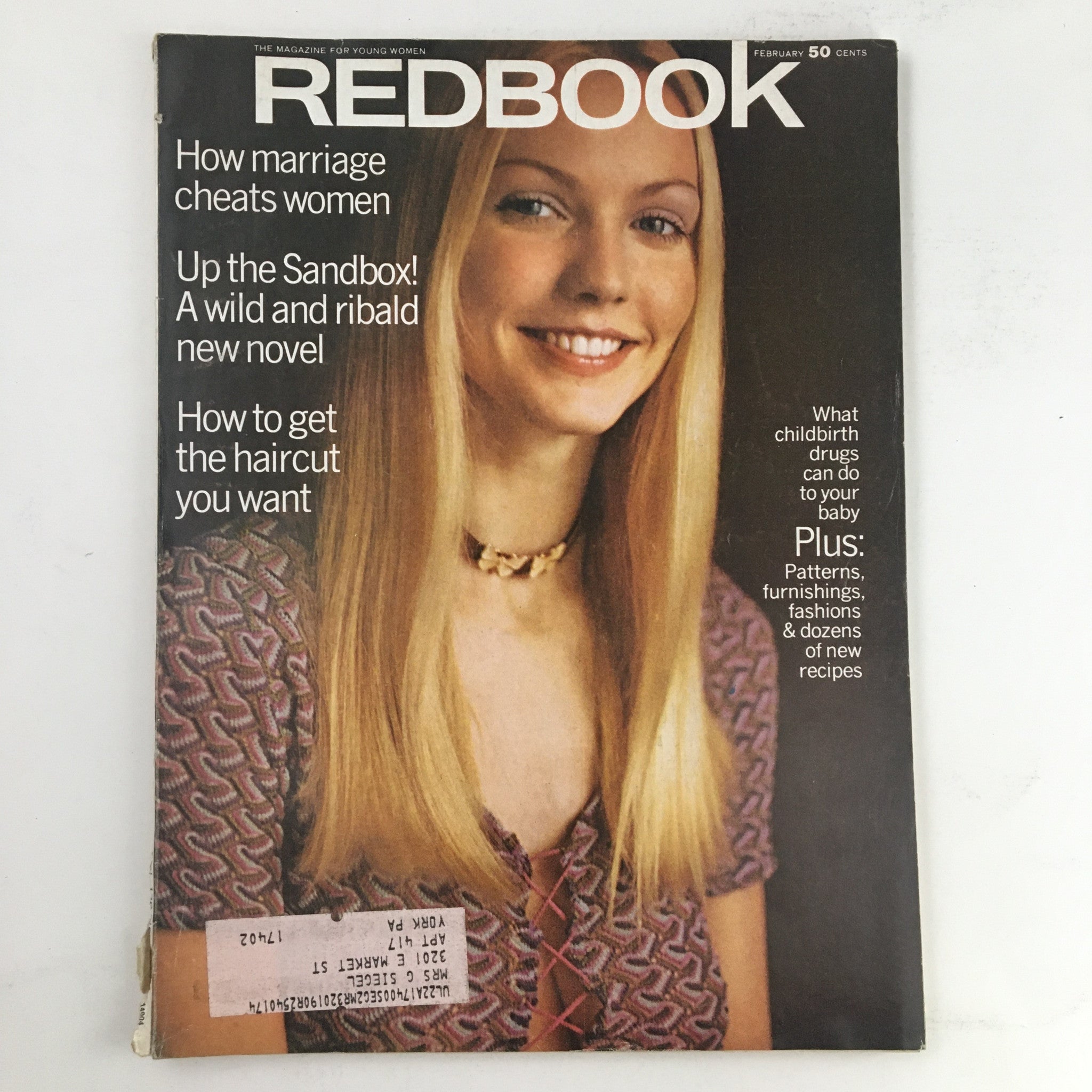 Redbook Magazine February 1971 Cover Photograph of Gunhild by William Cadge