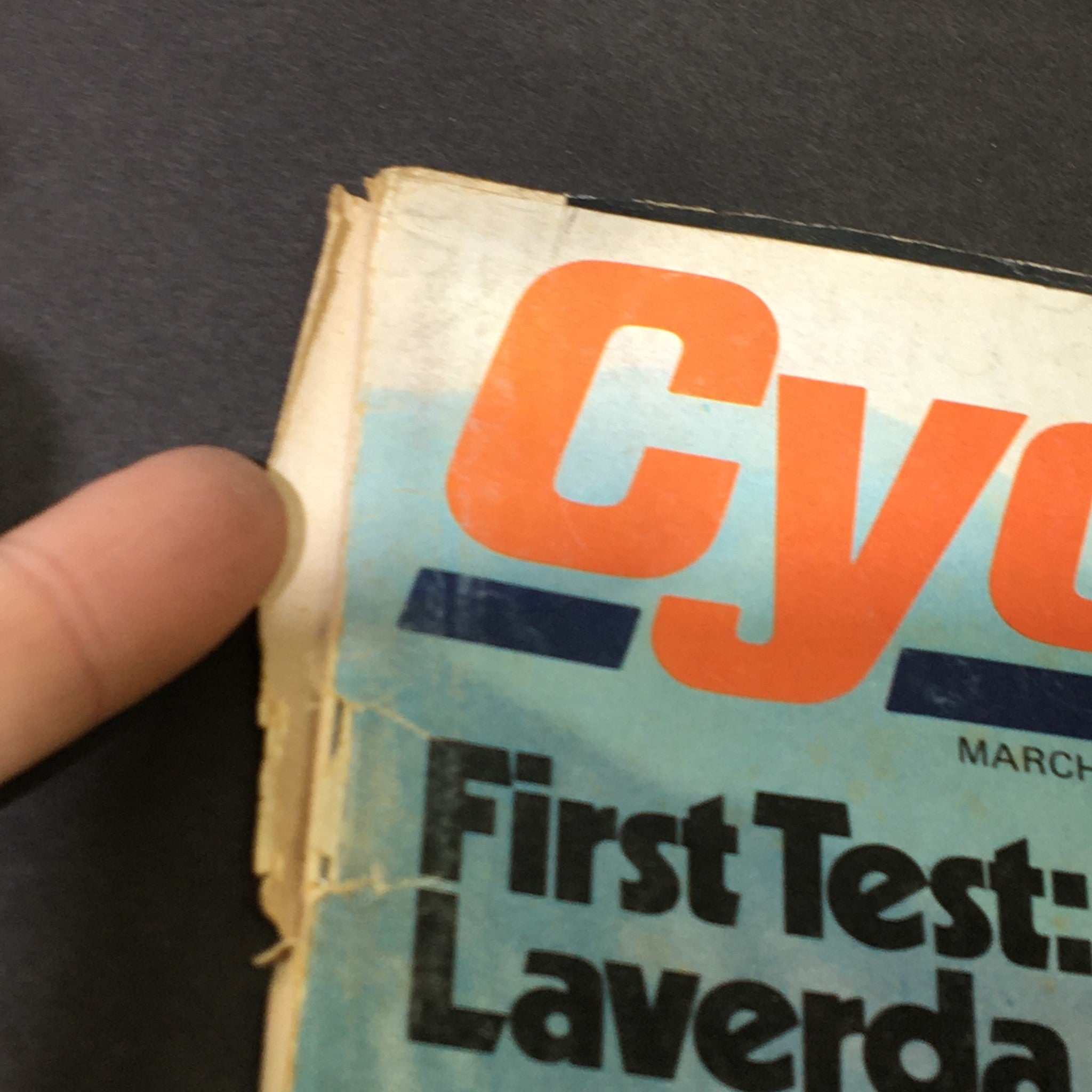 VTG Cycle Magazine March 1973 - The First Test of Laverda 1000