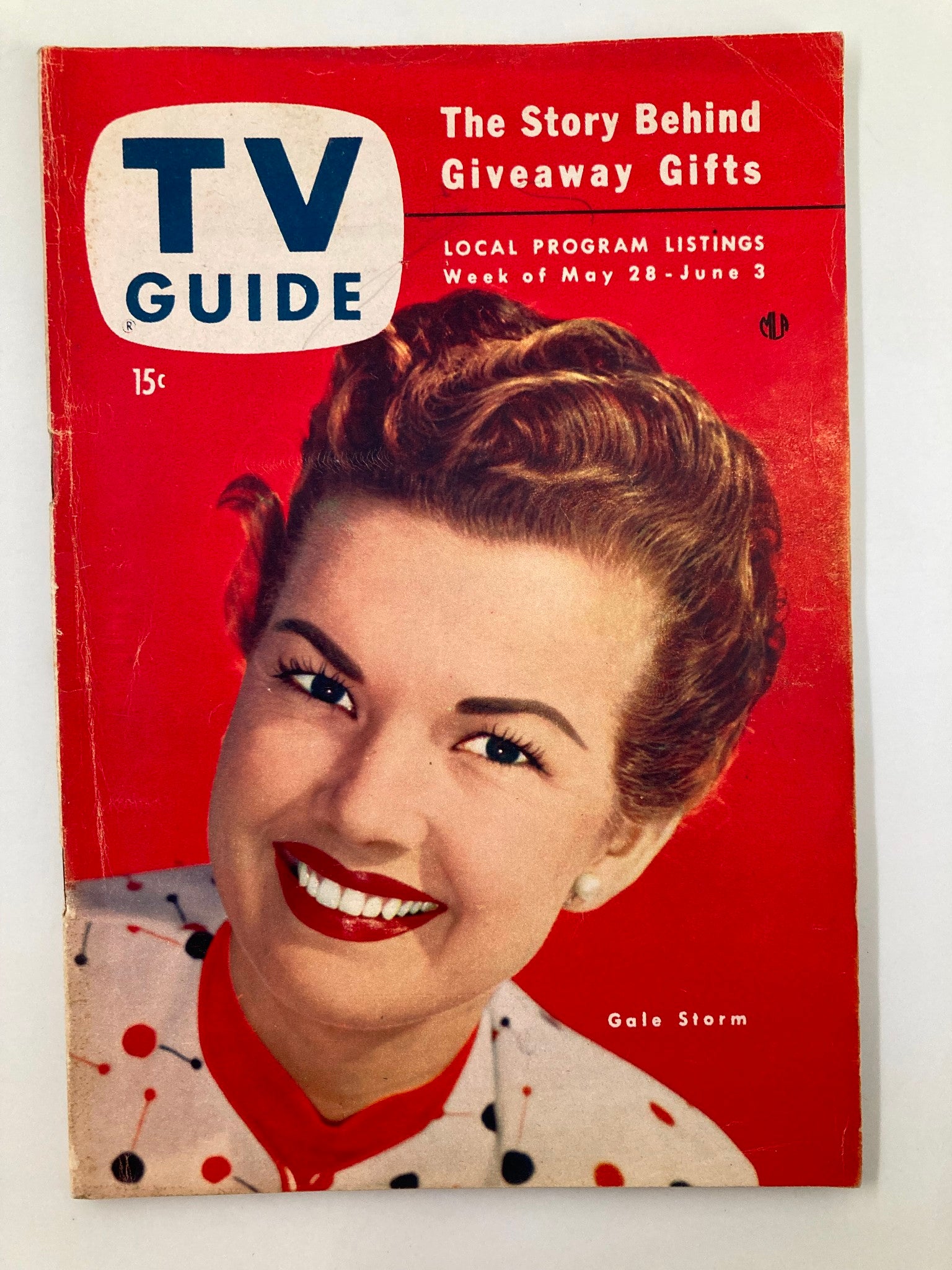 TV Guide Magazine May 28 1954 Gale Storm No Label Cincinnati-Columbus-Dayton