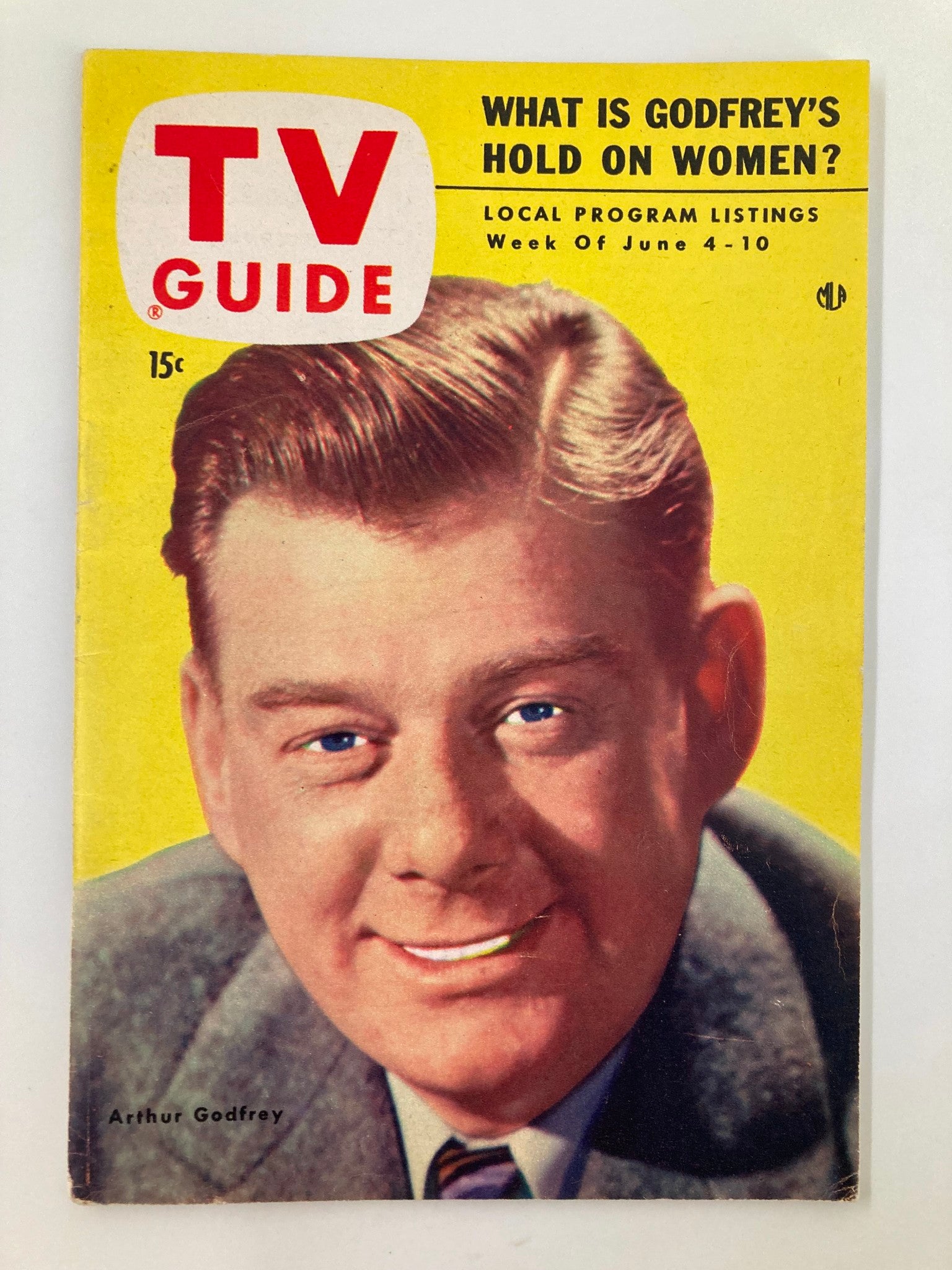 TV Guide Magazine June 4 1954 Arthur Godfrey No Label Pittsburgh-Youngstown