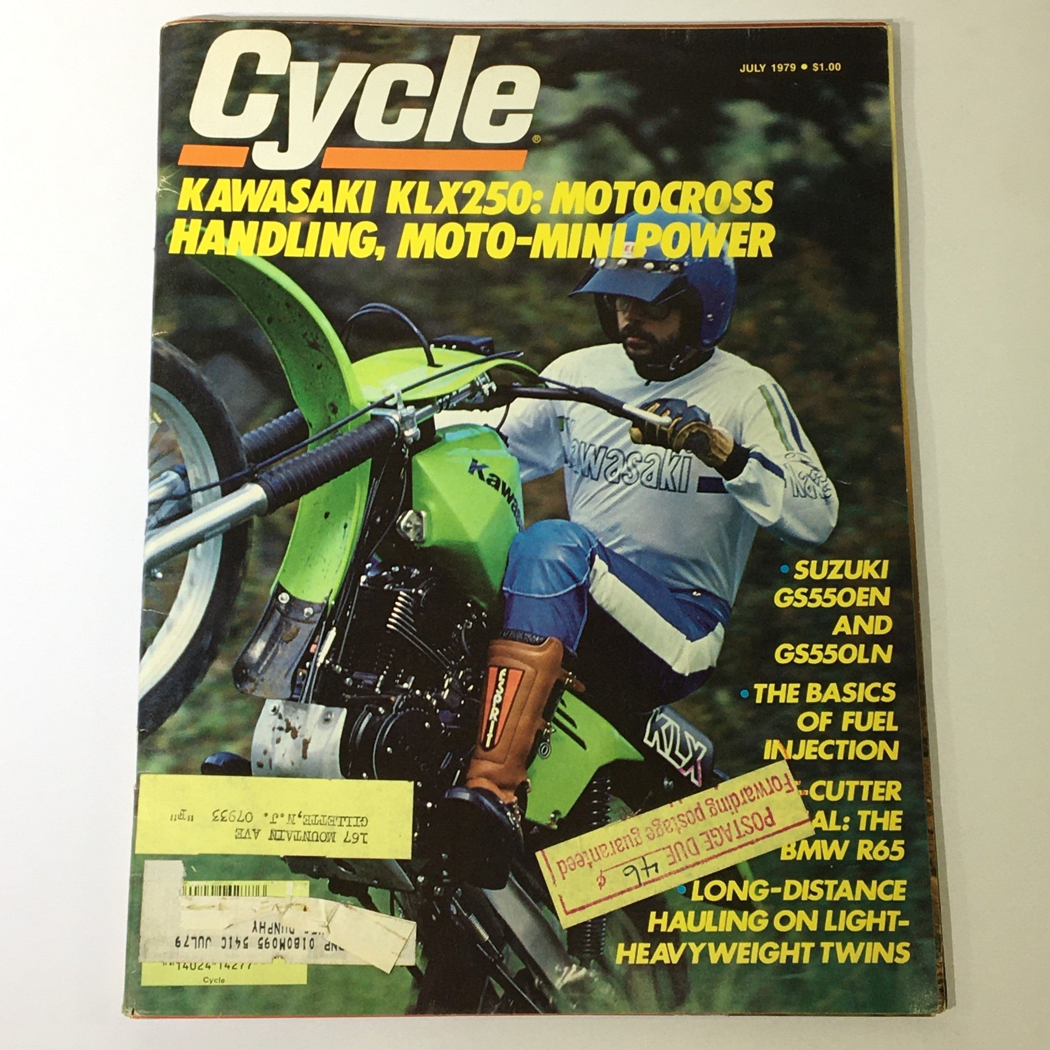 VTG Cycle Magazine July 1979 - Kawasaki KLX250 / Suzuki G55OEN and G55OLN