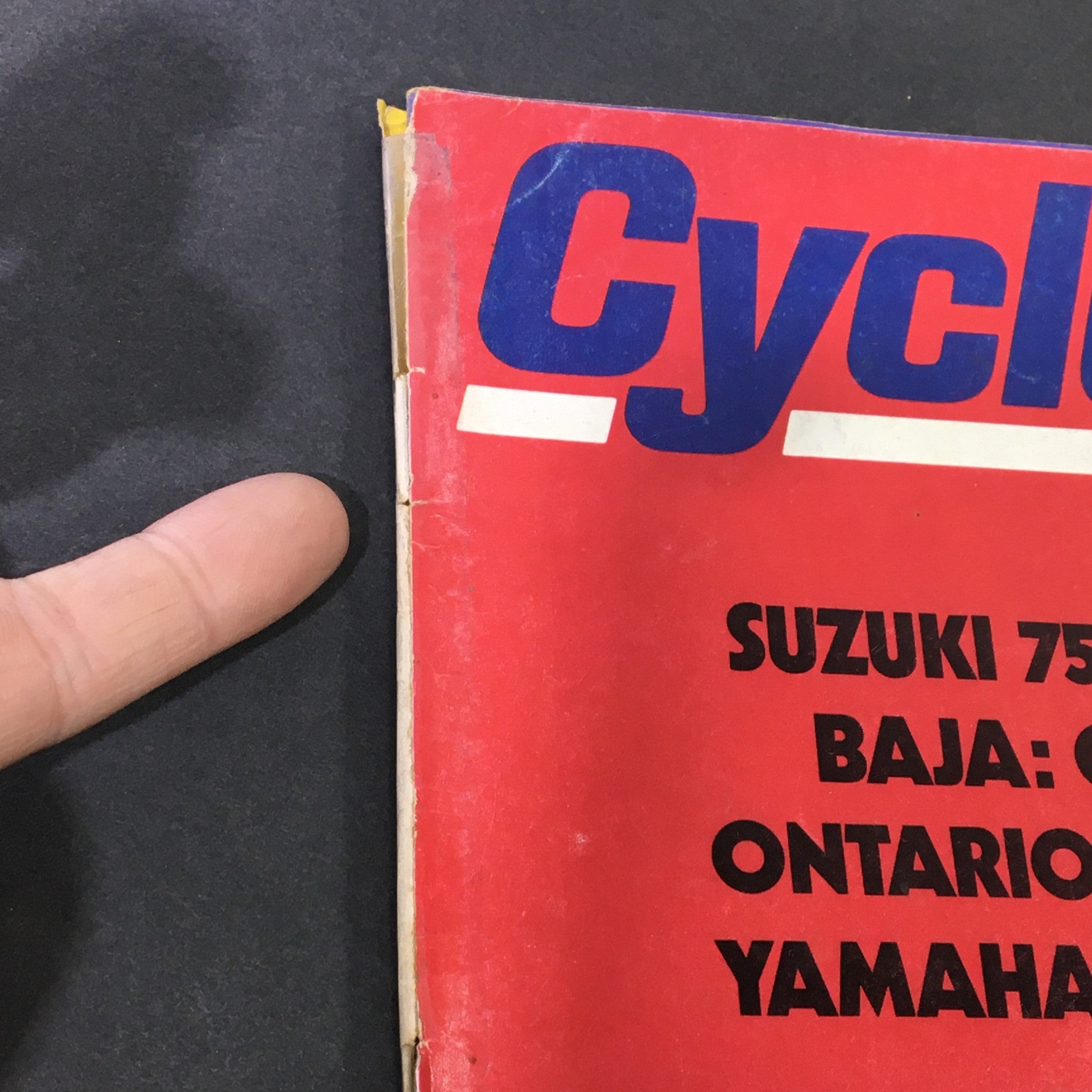 VTG Cycle Magazine February 1972 - Suzuki 750 / Baja / Yamaha 250 Back-Road Gun