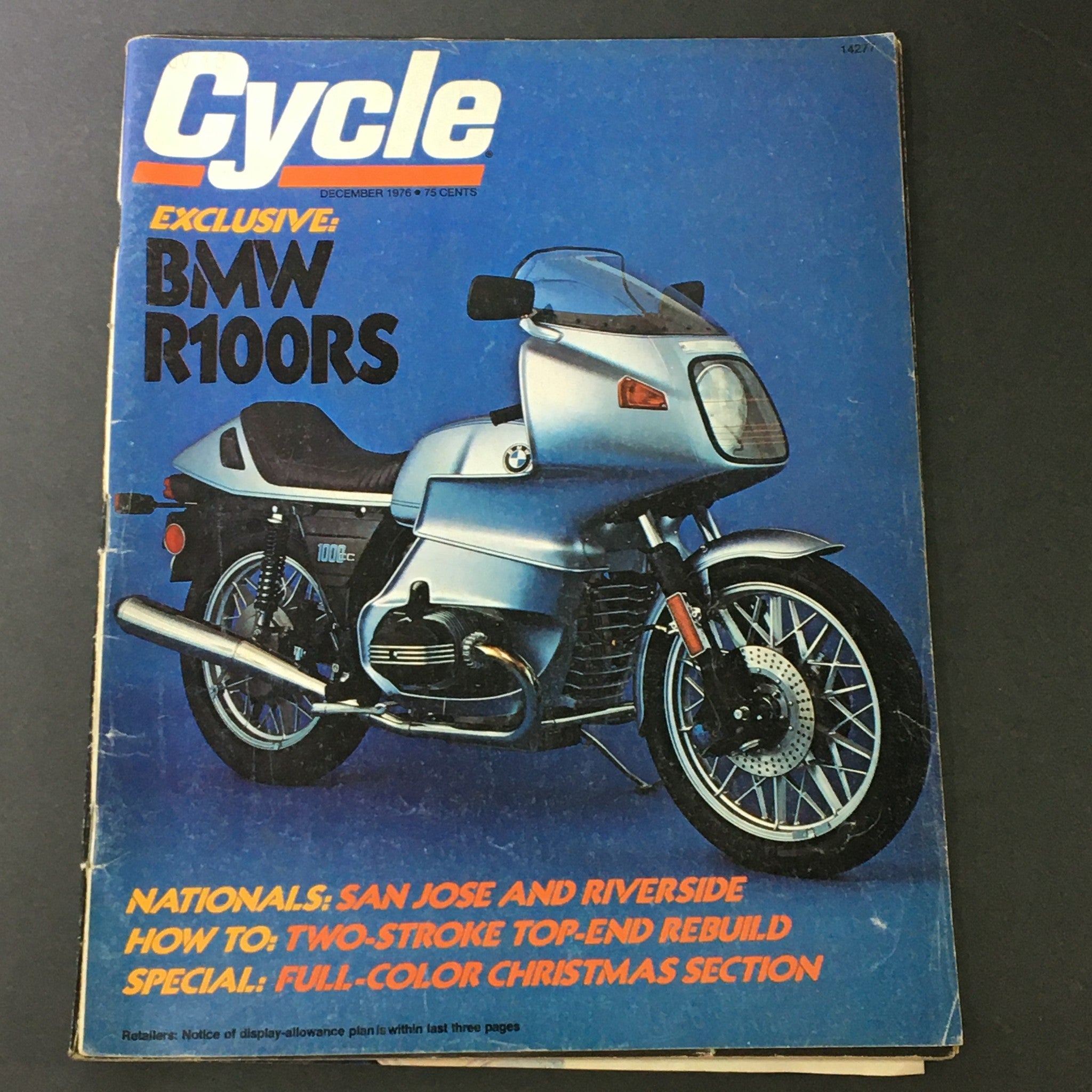 VTG Cycle Magazine December 1976 - BMW R100RS / Two-Stroke Top-End Rebuild