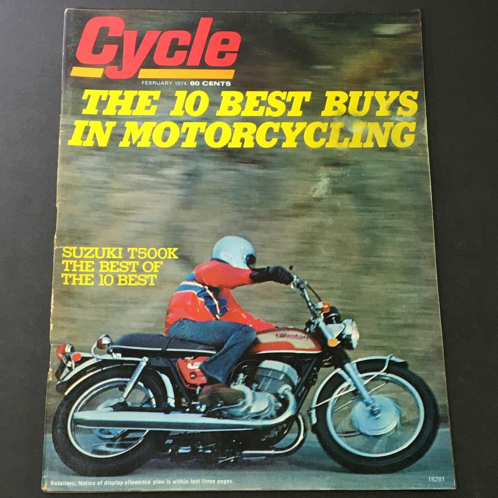 VTG Cycle Magazine February 1974 - Suzuki T500K / 10 Best Buys in Motorcycling