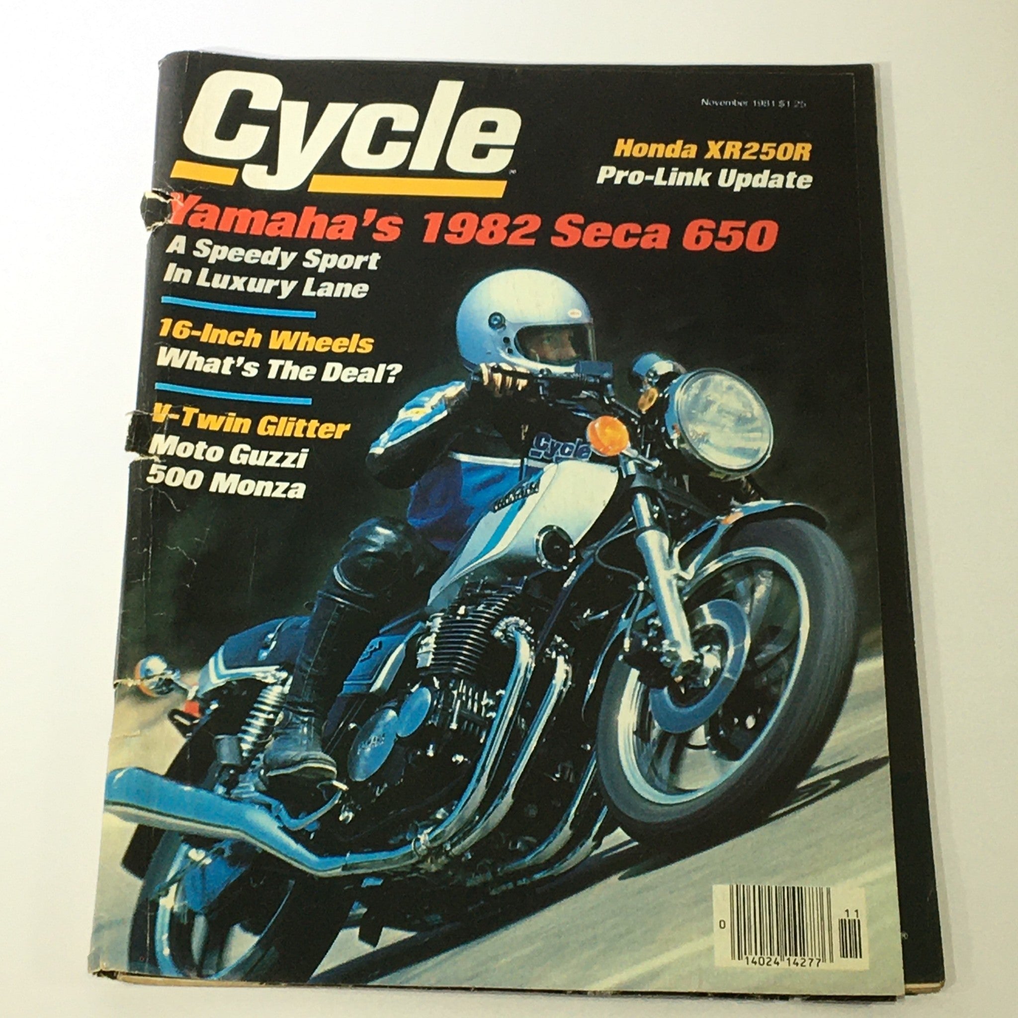 VTG Cycle Magazine November 1981 - 1982 Yamaha Seca 650 / V-Twin Moto Guzzi