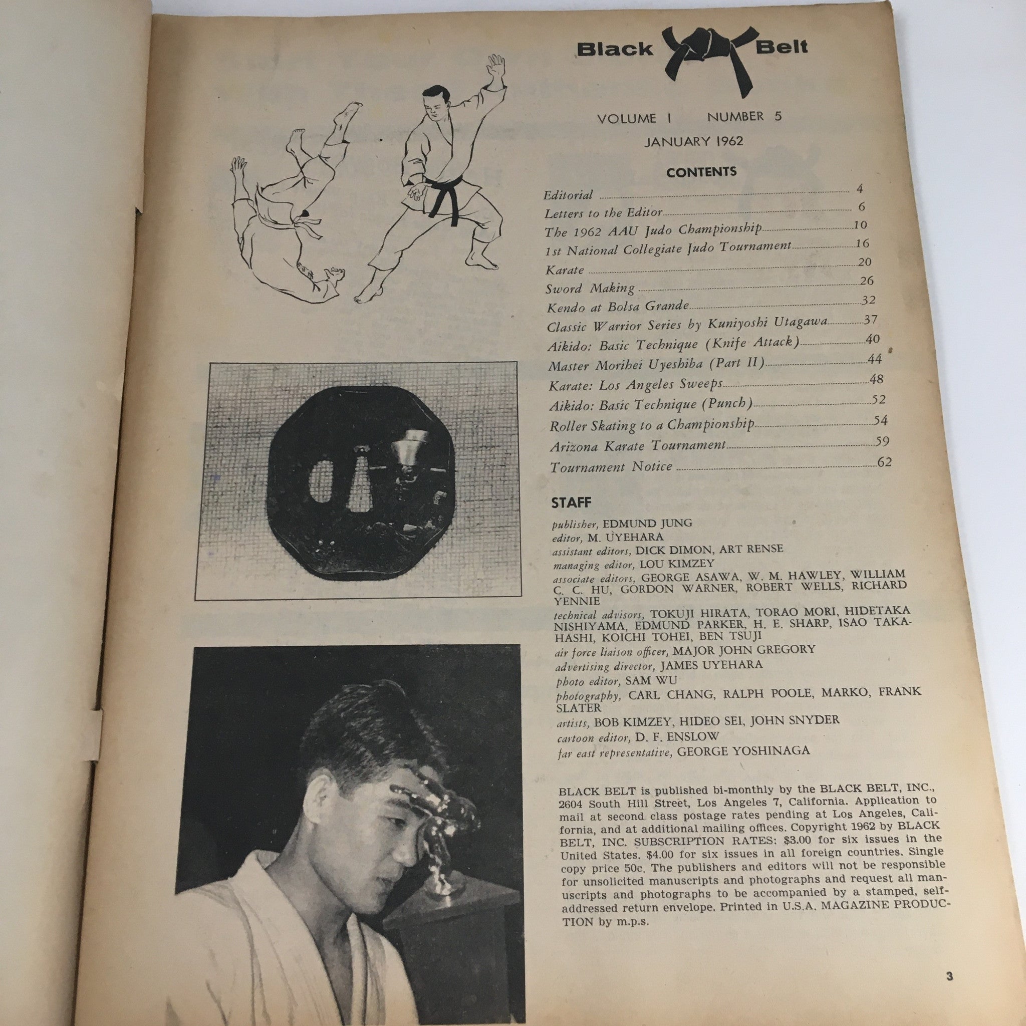 Black Belt Magazine February 1963 Master Morihei Uyeshiba Part II No Label