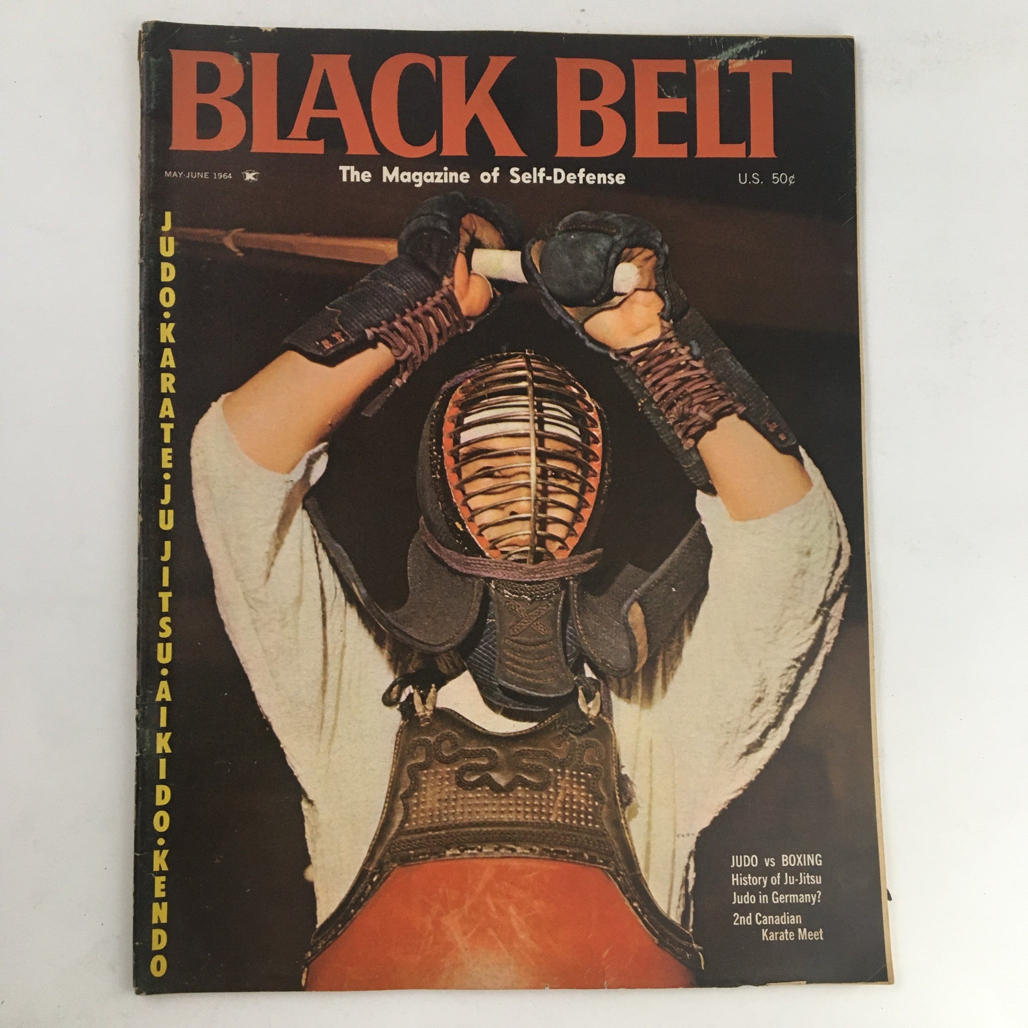 Black Belt Magazine May 1964 Vol. 2 No. 3 Hachiro Wada Judo vs Boxing No Label