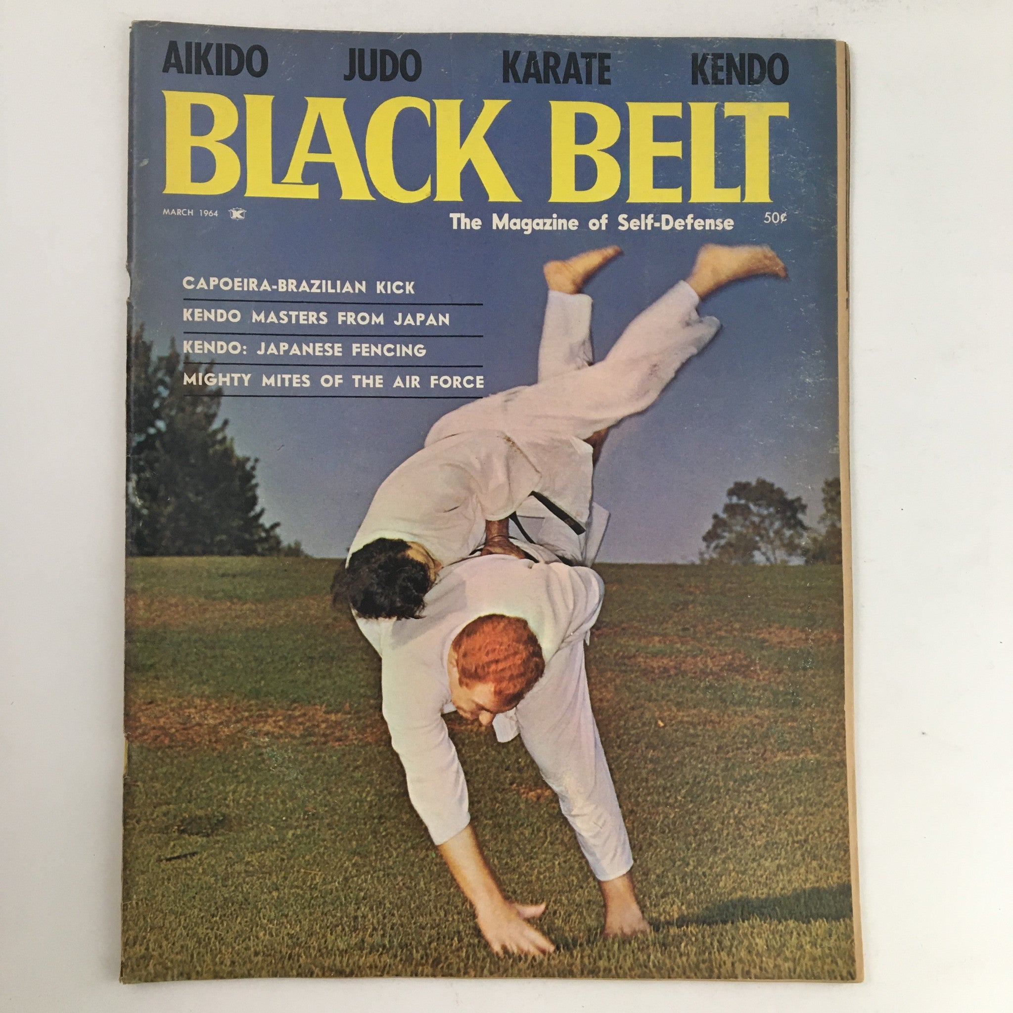 Black Belt Magazine March 1964 Vol. 2 No. 2 Gene LeBell Aikido & Judo No Label