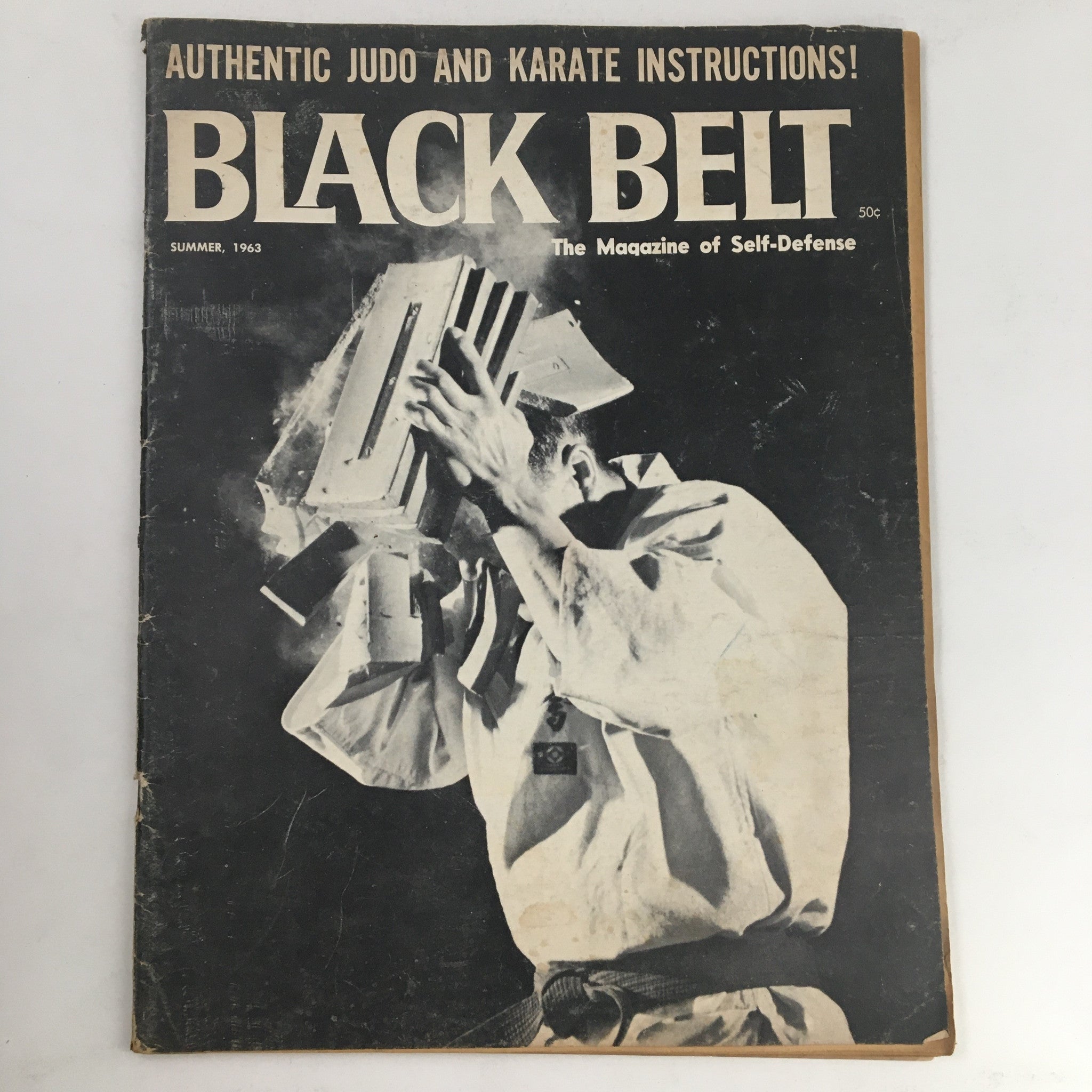 Black Belt Magazine Summer 1963 Vol. 1 No. 6 Master Morihei Uyeshiba No Label