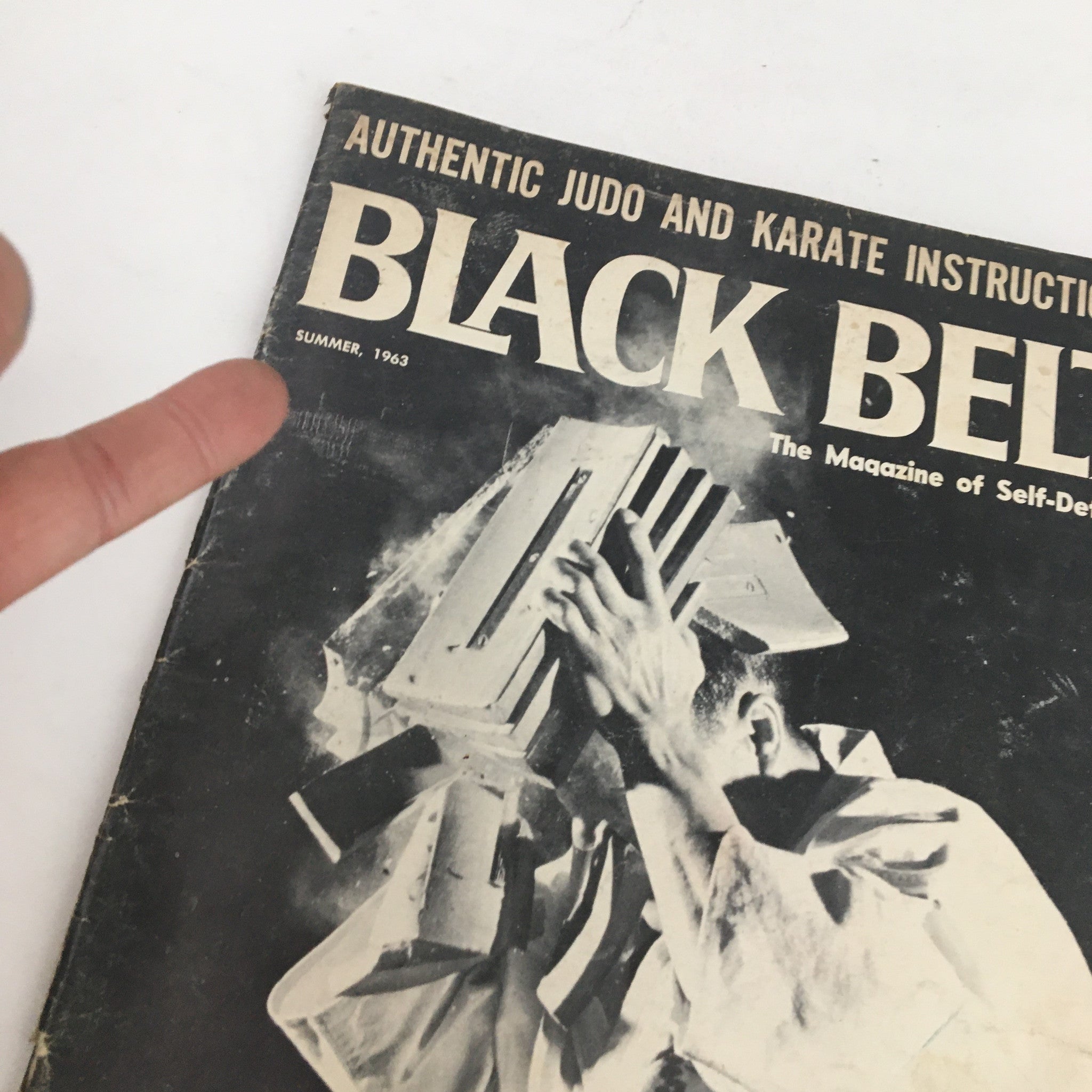 Black Belt Magazine Summer 1963 Vol. 1 No. 6 Master Morihei Uyeshiba No Label