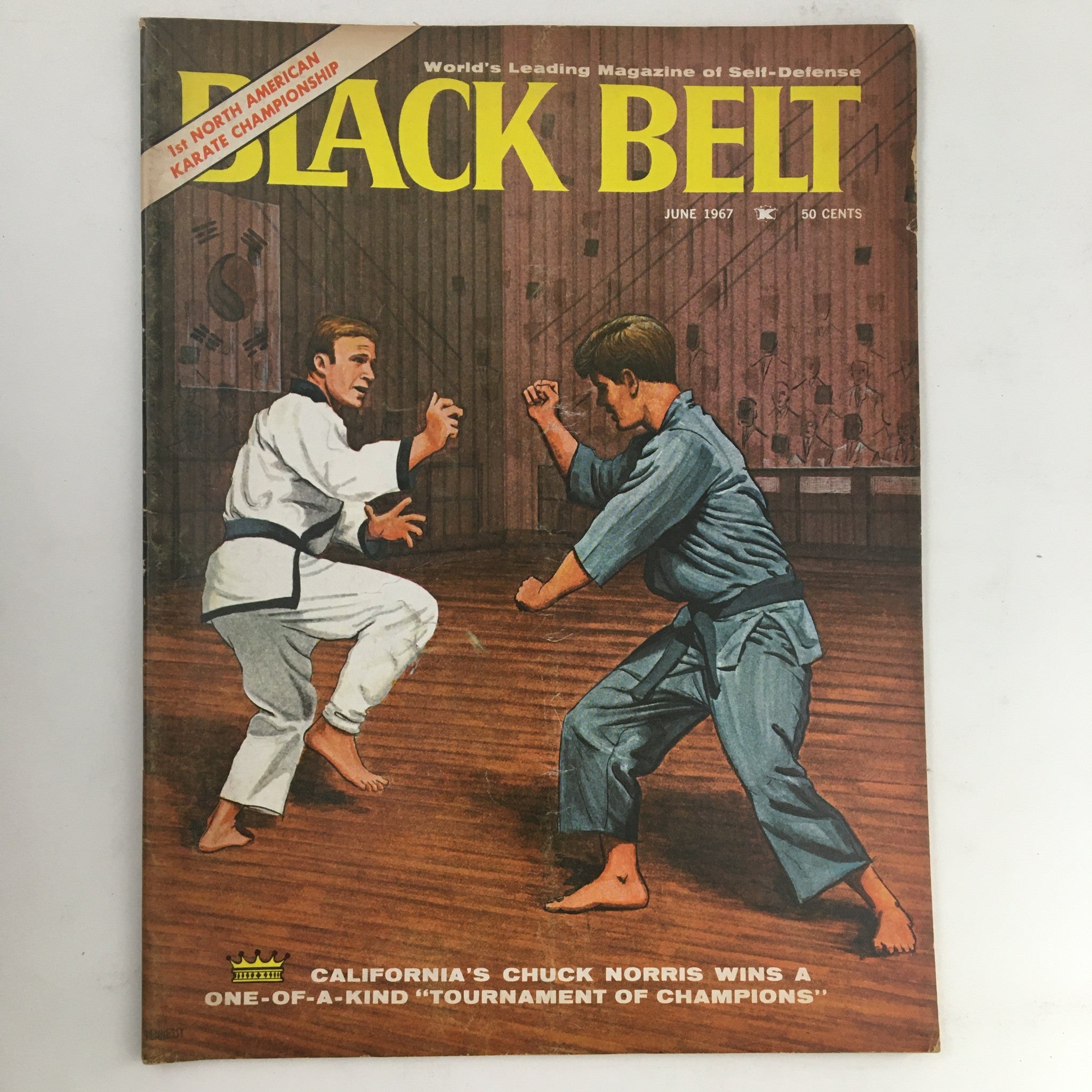 Black Belt Magazine June 1967 Vol. 5 No. 6 Chuck Norris & Joe Lewis No Label