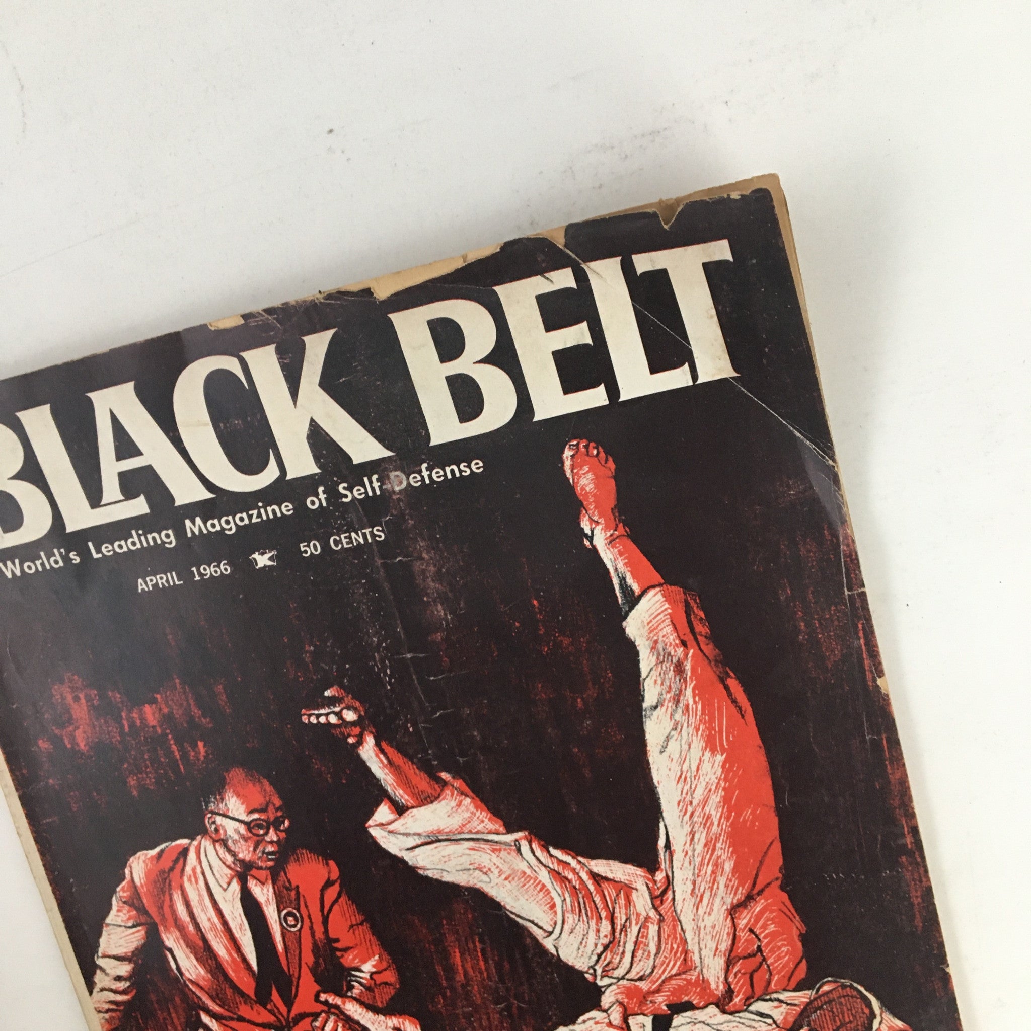 Black Belt Magazine April 1966 Vol. 4 No. 4 Takihiko Ishikawa No Label