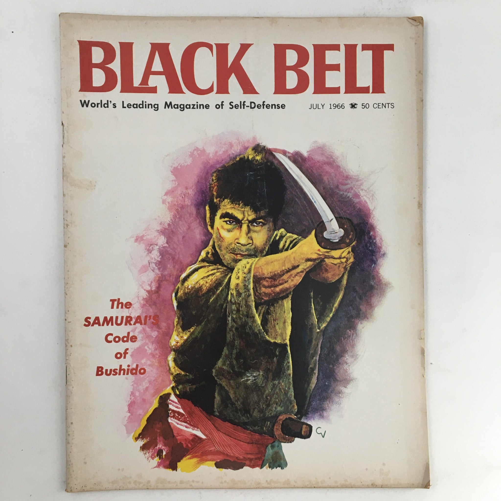 Black Belt Magazine July 1966 Vol. 4 No. 6 The Samurai Code of Bushido No Label