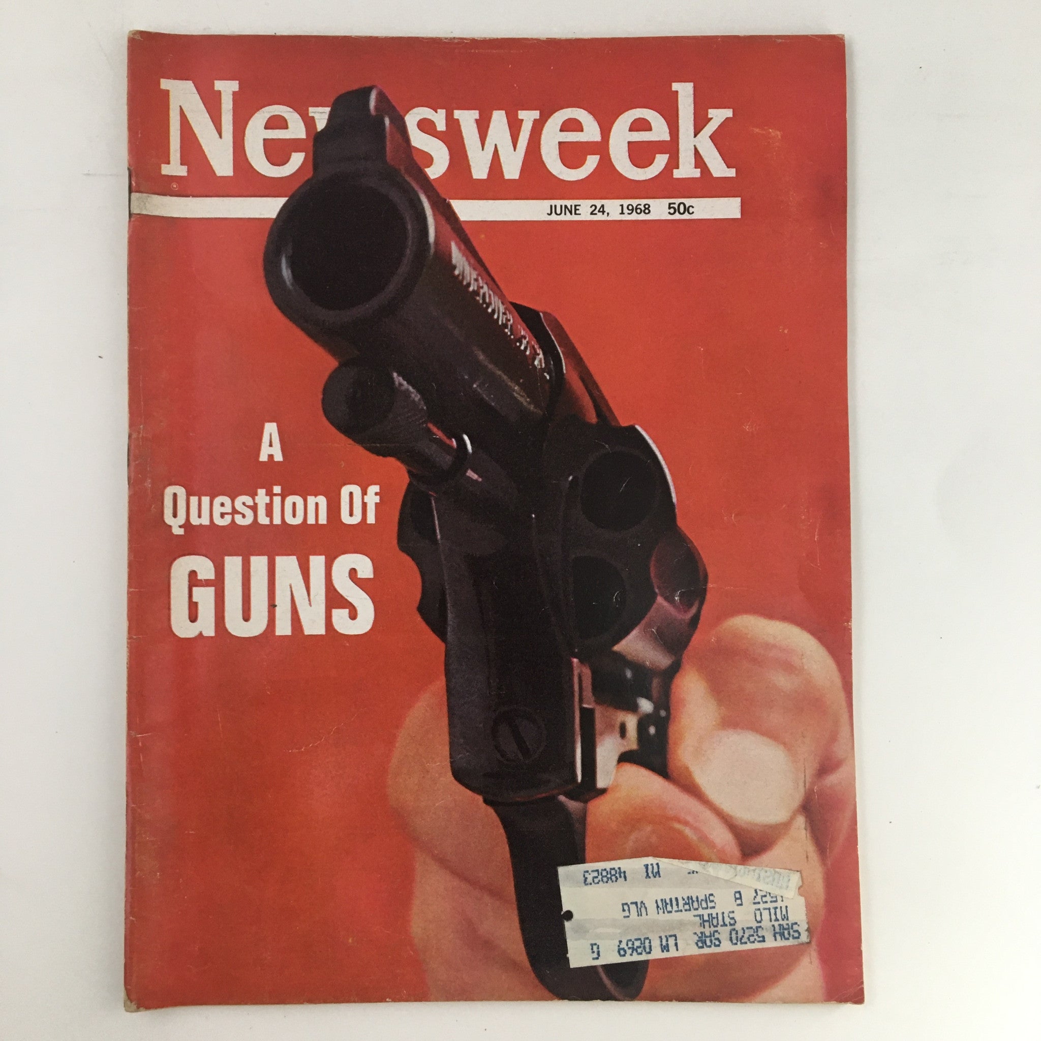 Newsweek Magazine June 24 1968 A Question of Guns Issue