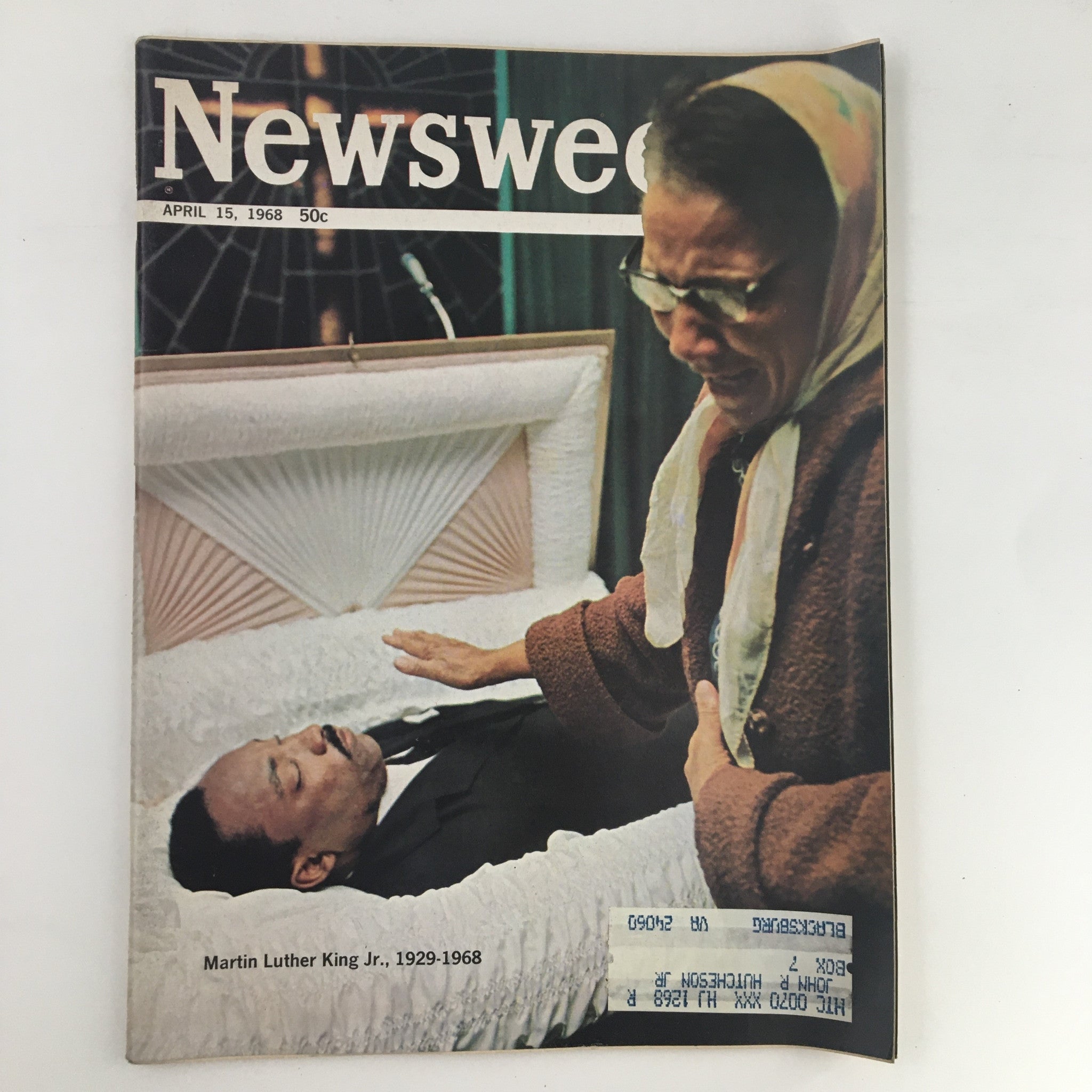 Newsweek Magazine April 15 1968 Marthin Luther King Jr. 1929 - 1968