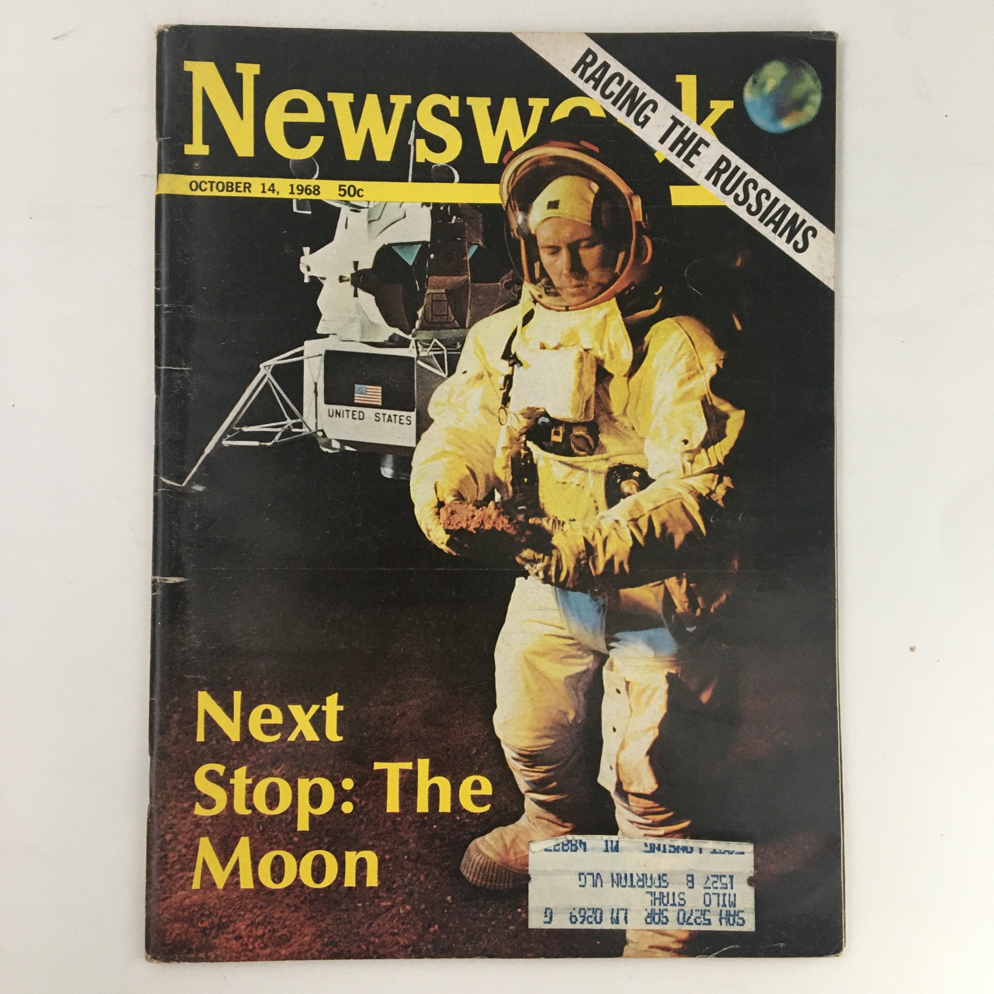 Newsweek Magazine October 14 1968 Racing The Russians Next Stop To The Moon