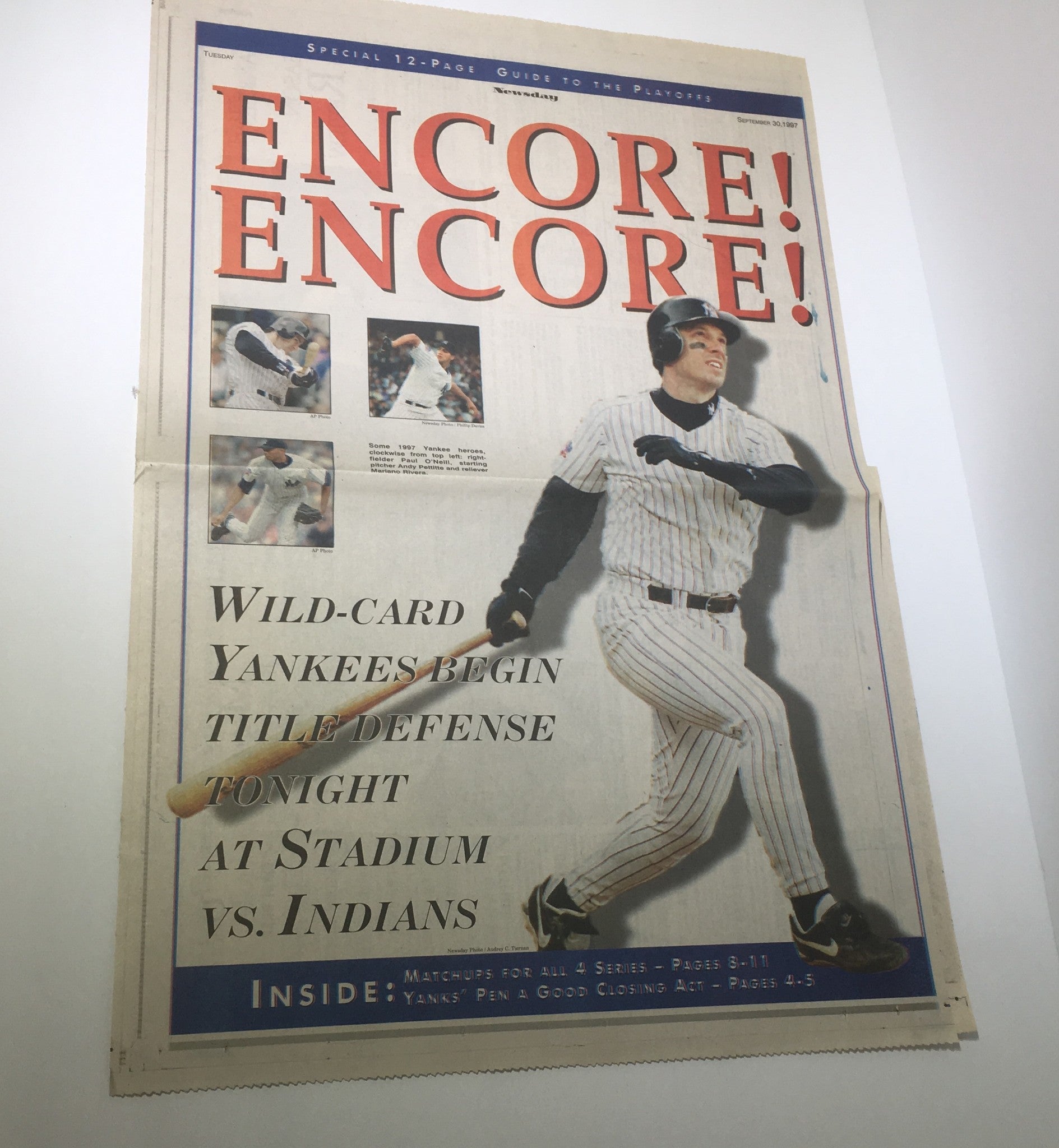 Newsday: Sept 30 1997 Encore! Encore!