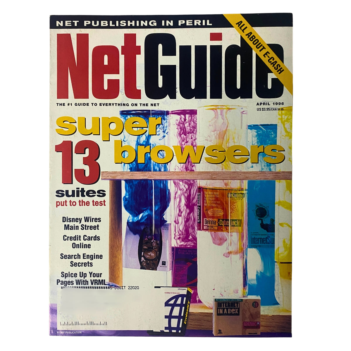 NetGuide Magazine April 1996 Browsers Vintage Magazine ...