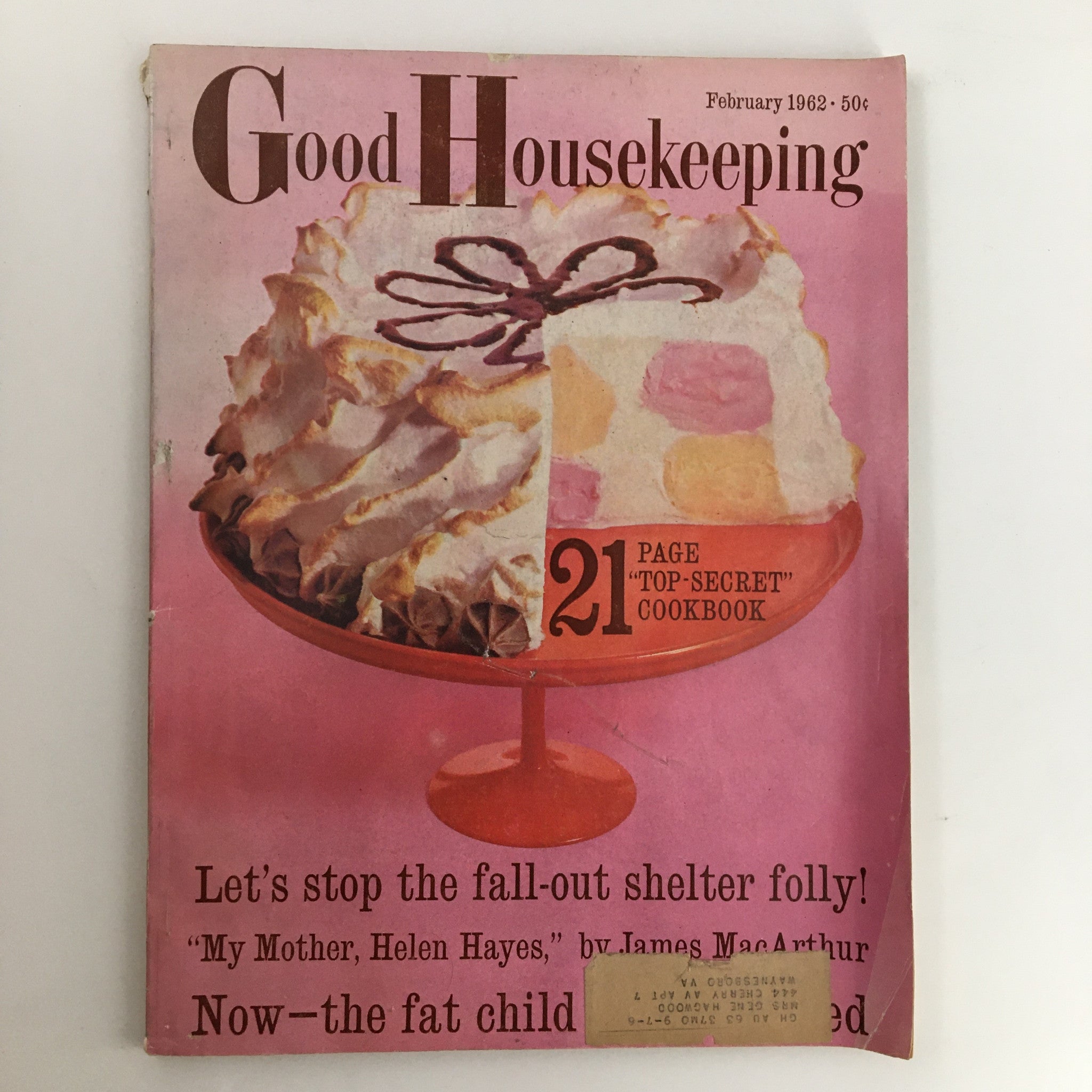 Good Housekeeping Magazine February 1962 Let's Stop The Fall-Out Shelter Folly