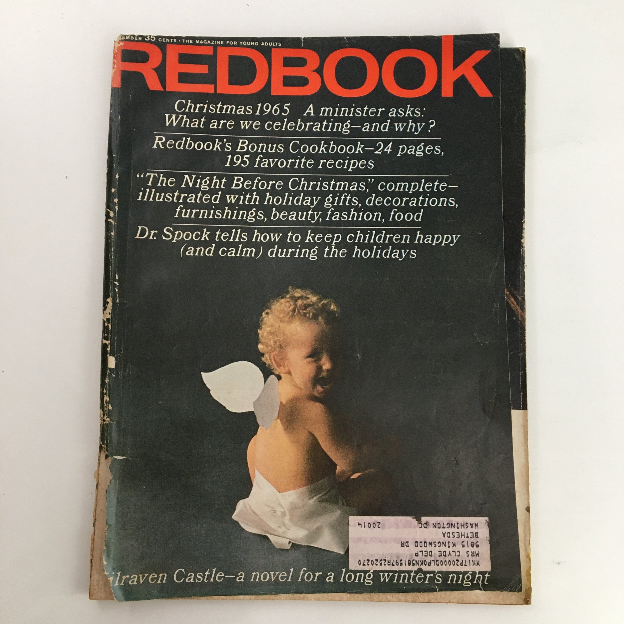 Redbook Magazine December 1965 Dr. Spock Tells How To Keep Children Happy