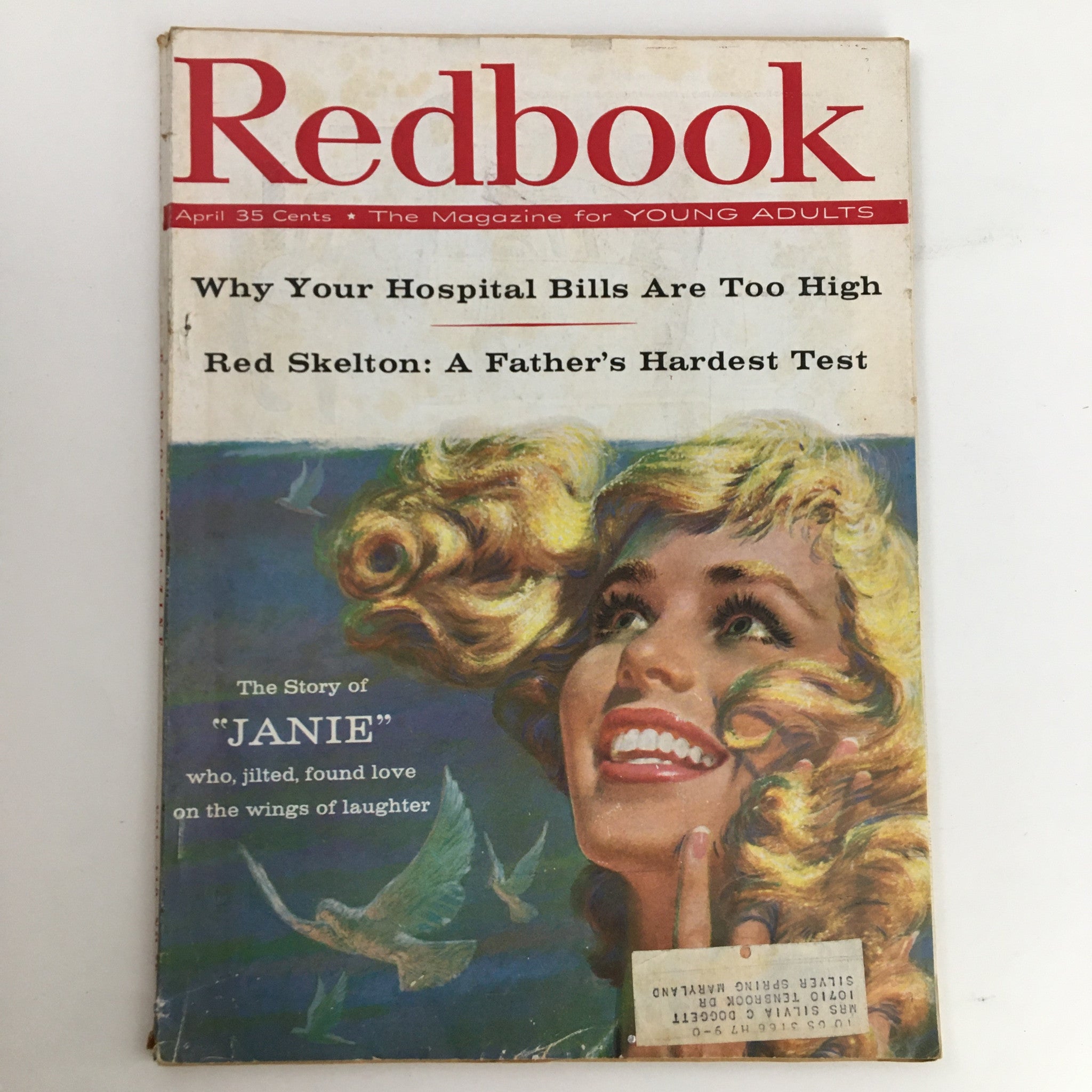 Redbook Magazine April 1958 The Story of Janie Who Found Love Wings of Laughter