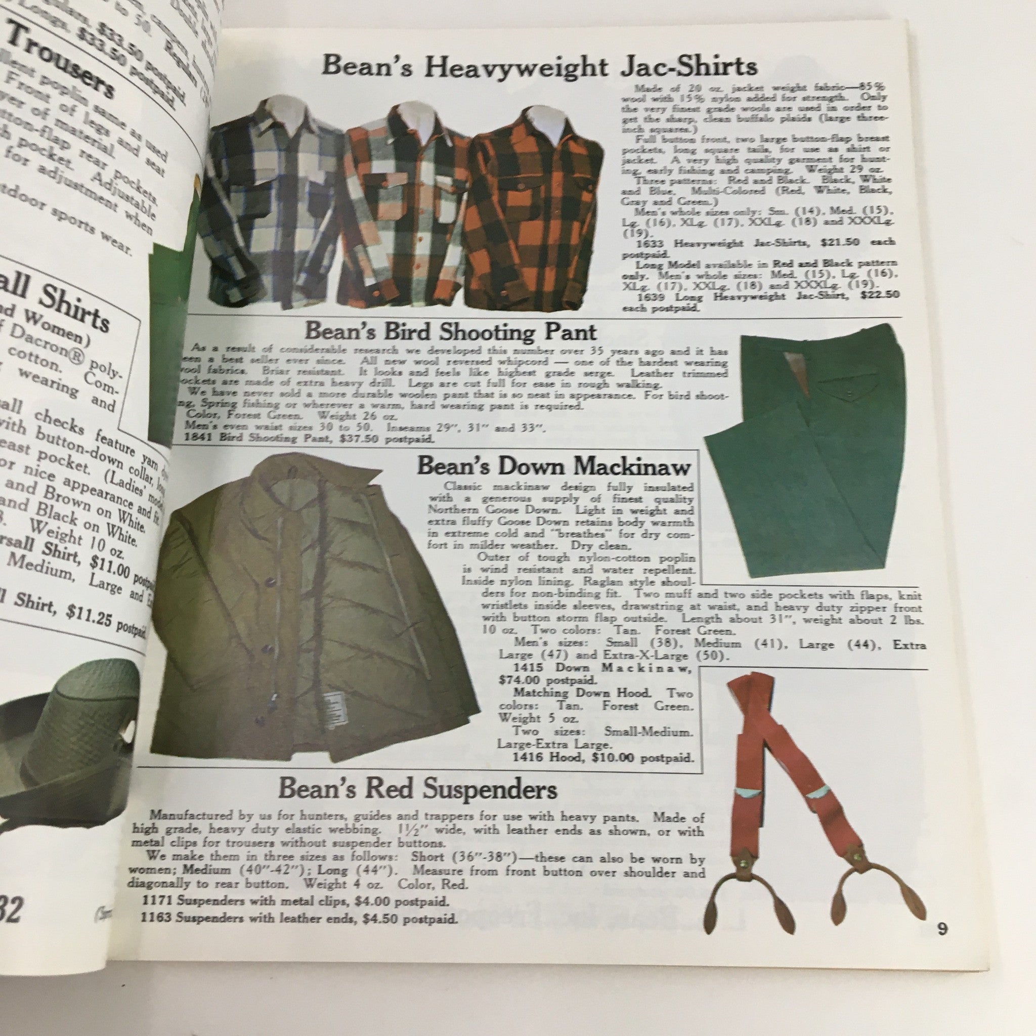 L. L. Bean, Inc. Catalog Spring 1976 / L. L. Bean カタログ 1976年 春号 1976 L.L. Bean Price Guide Catalog