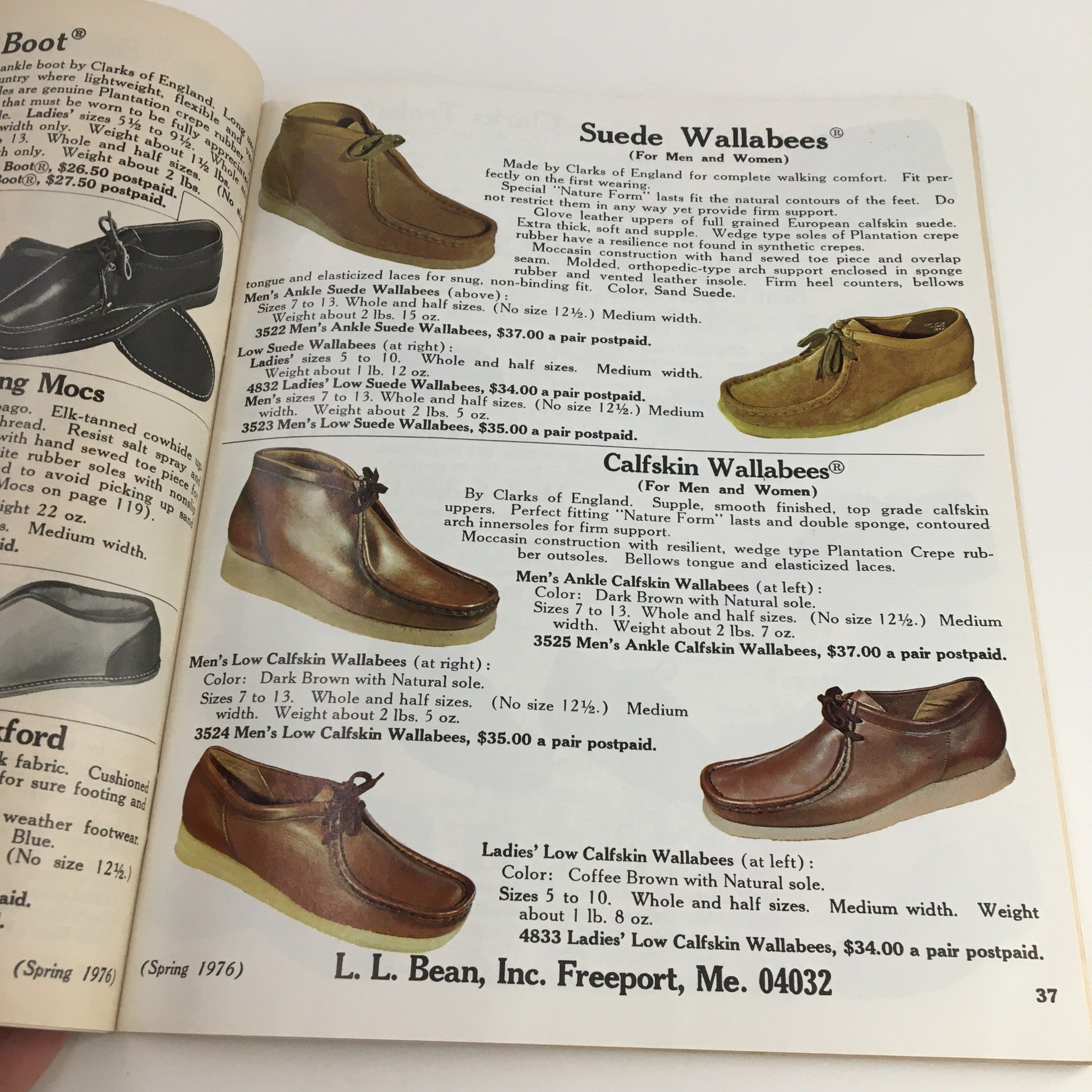 1976 Spring L.L. Bean Retail Company, Inc. Price Guide Catalog