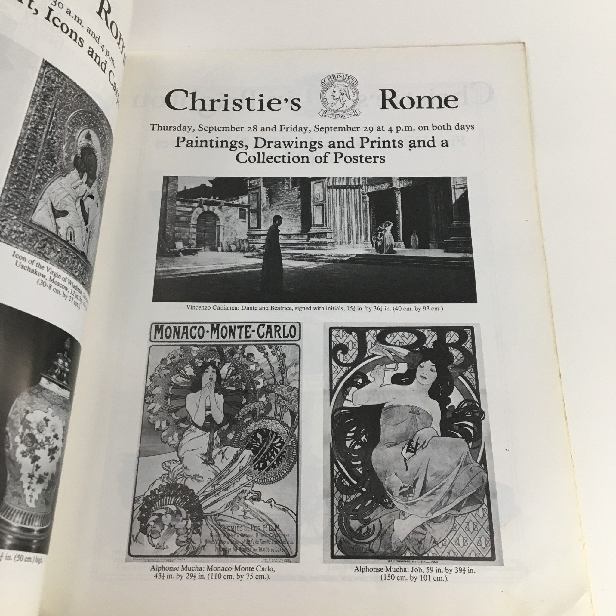 1978 James Christie's Rome Collection of Posters Forthcoming Sales