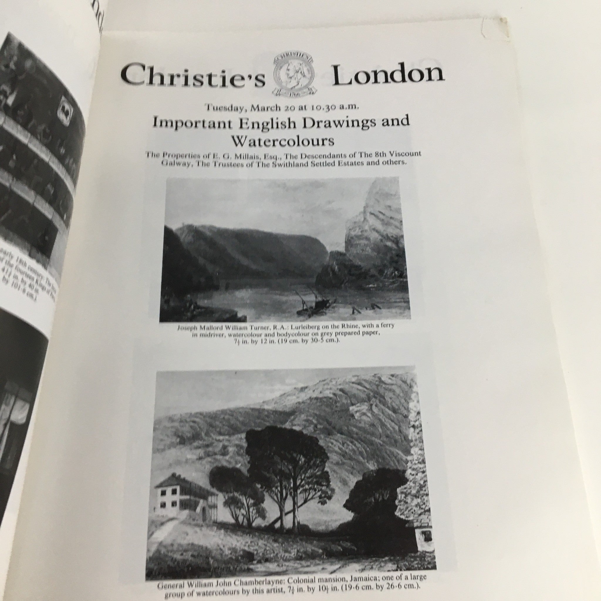 1979 James Christie's Important English Drawings & Watercolours Sales