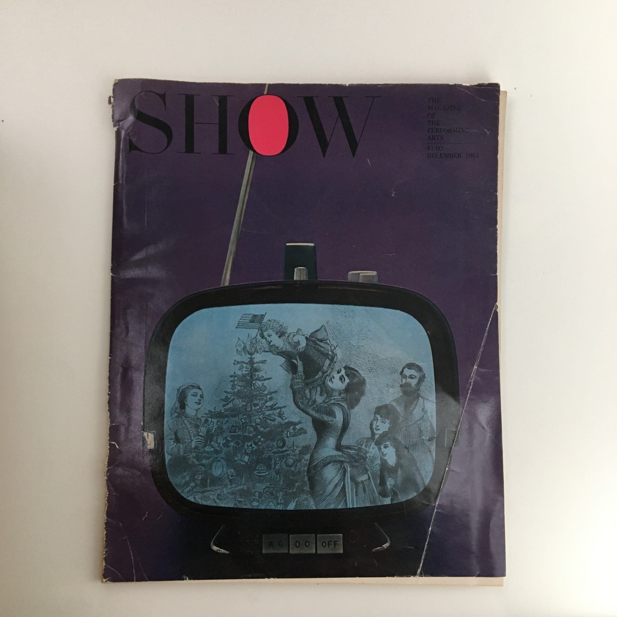 Show Magazine December 1961 Vol. 1 No. 3 The Mask of Comedy & Tragedy No Label