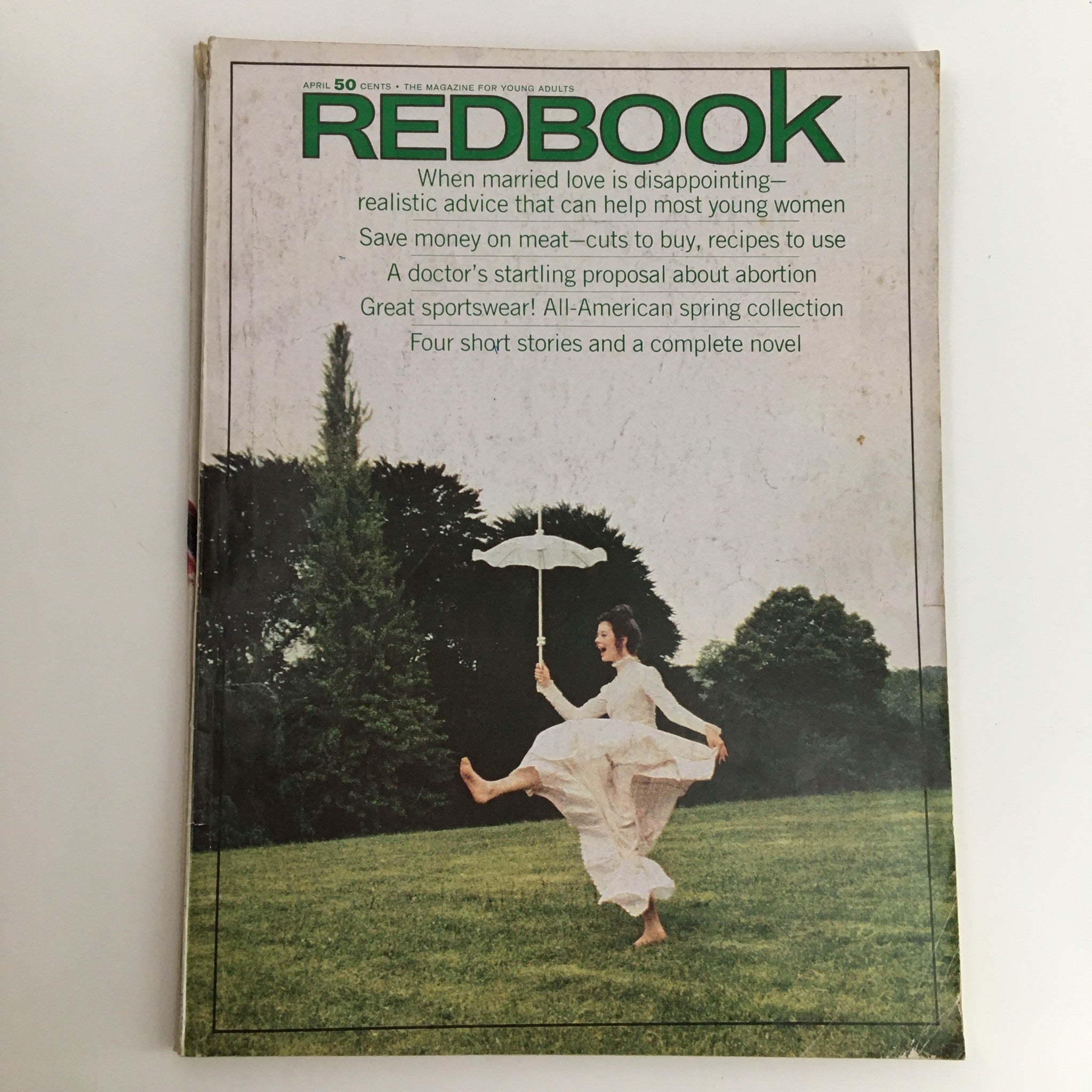 Redbook Magazine April 1970 Vol. 134 #6 Cover Photograph of Judy Nugent No Label