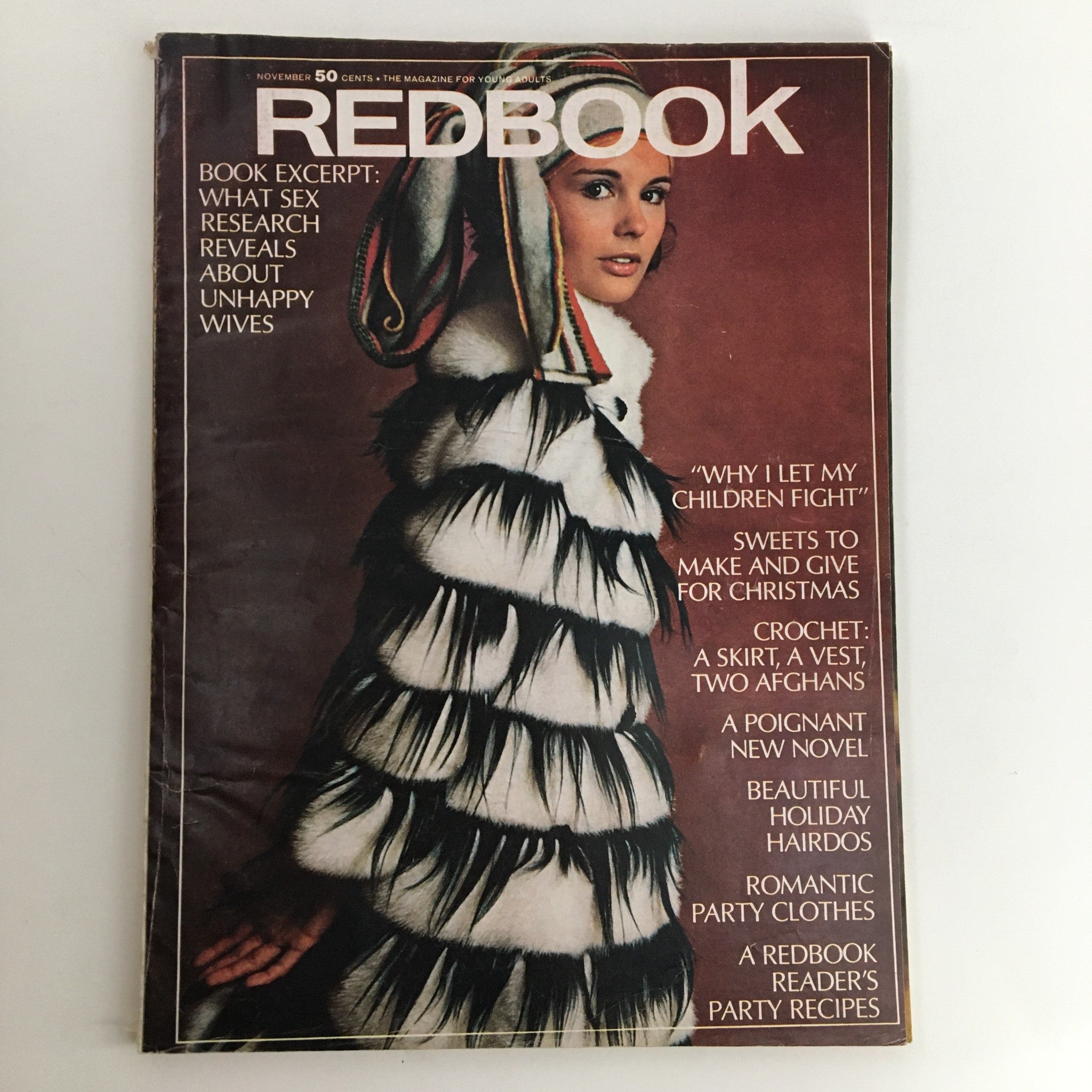 Redbook Magazine November 1969 Cover Photograph of Alva Hellstrom No Label