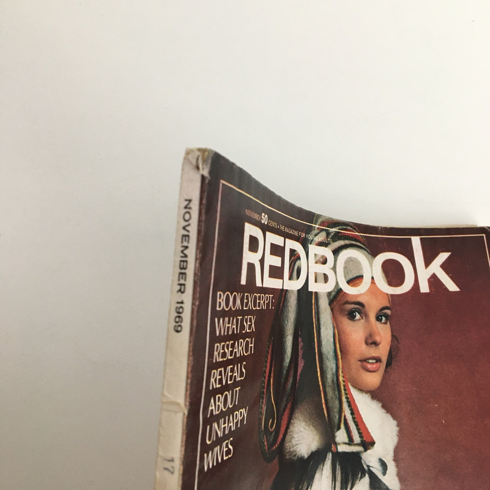 Redbook Magazine November 1969 Cover Photograph of Alva Hellstrom No Label