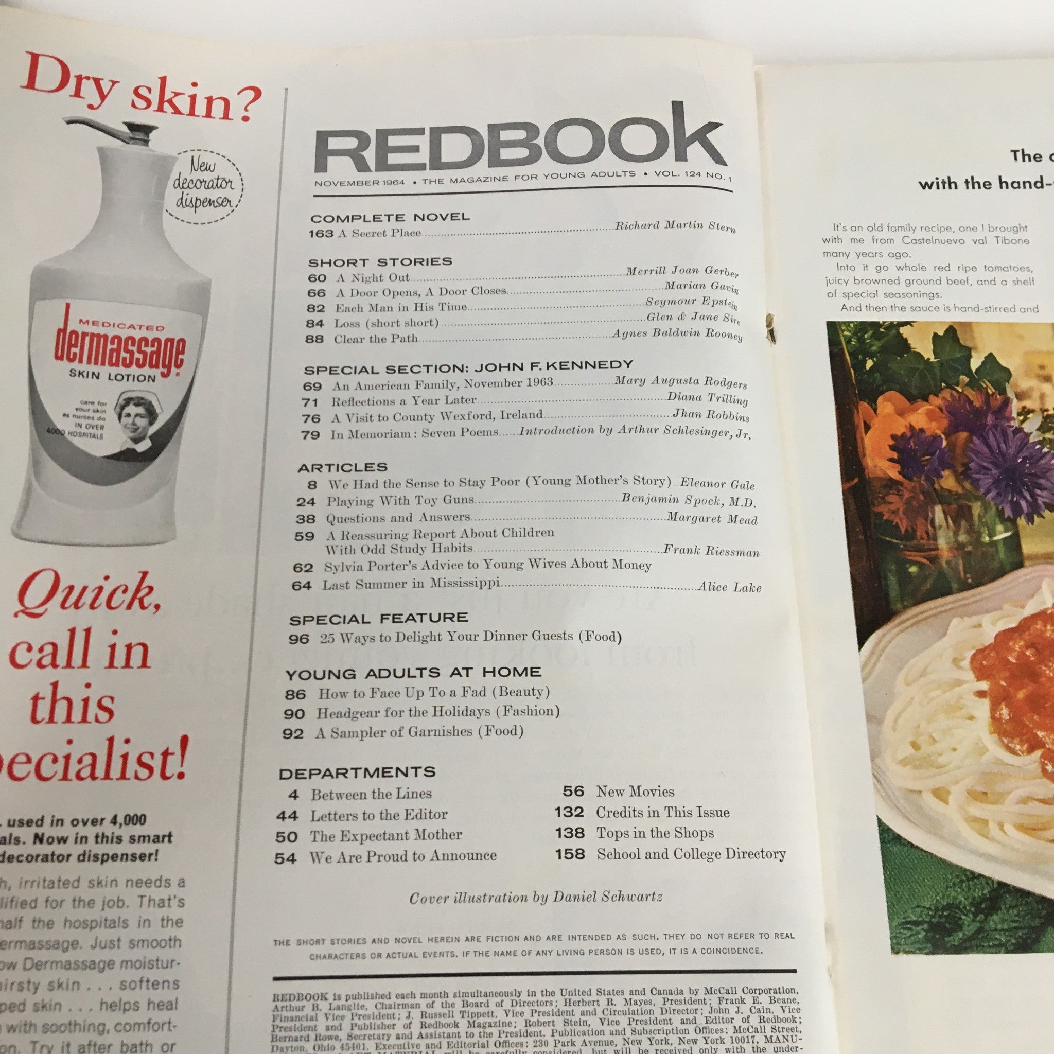 Redbook Magazine November 1964 In Memory of John F. Kennedy No Label