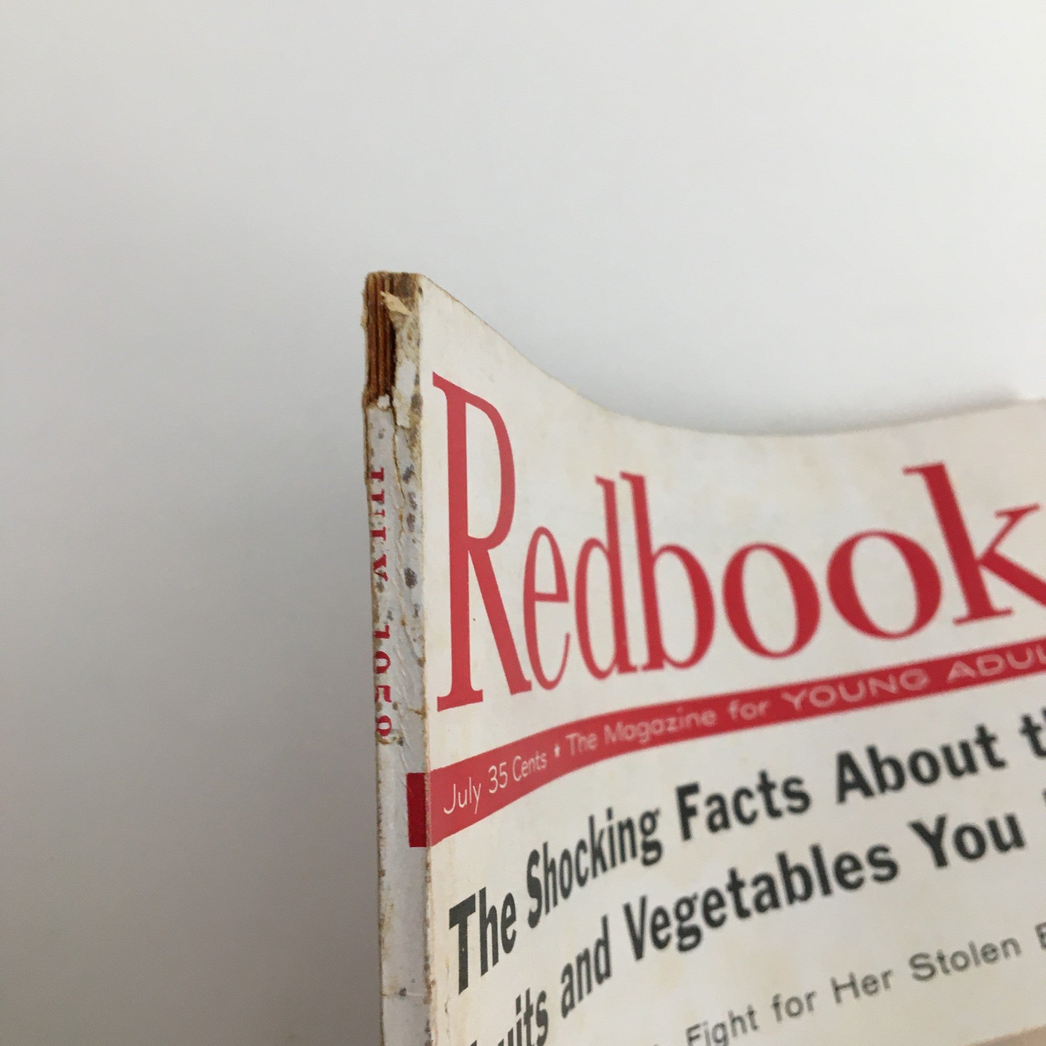 Redbook Magazine July 1958 Cover Photograph of Kathy Crosby No Label