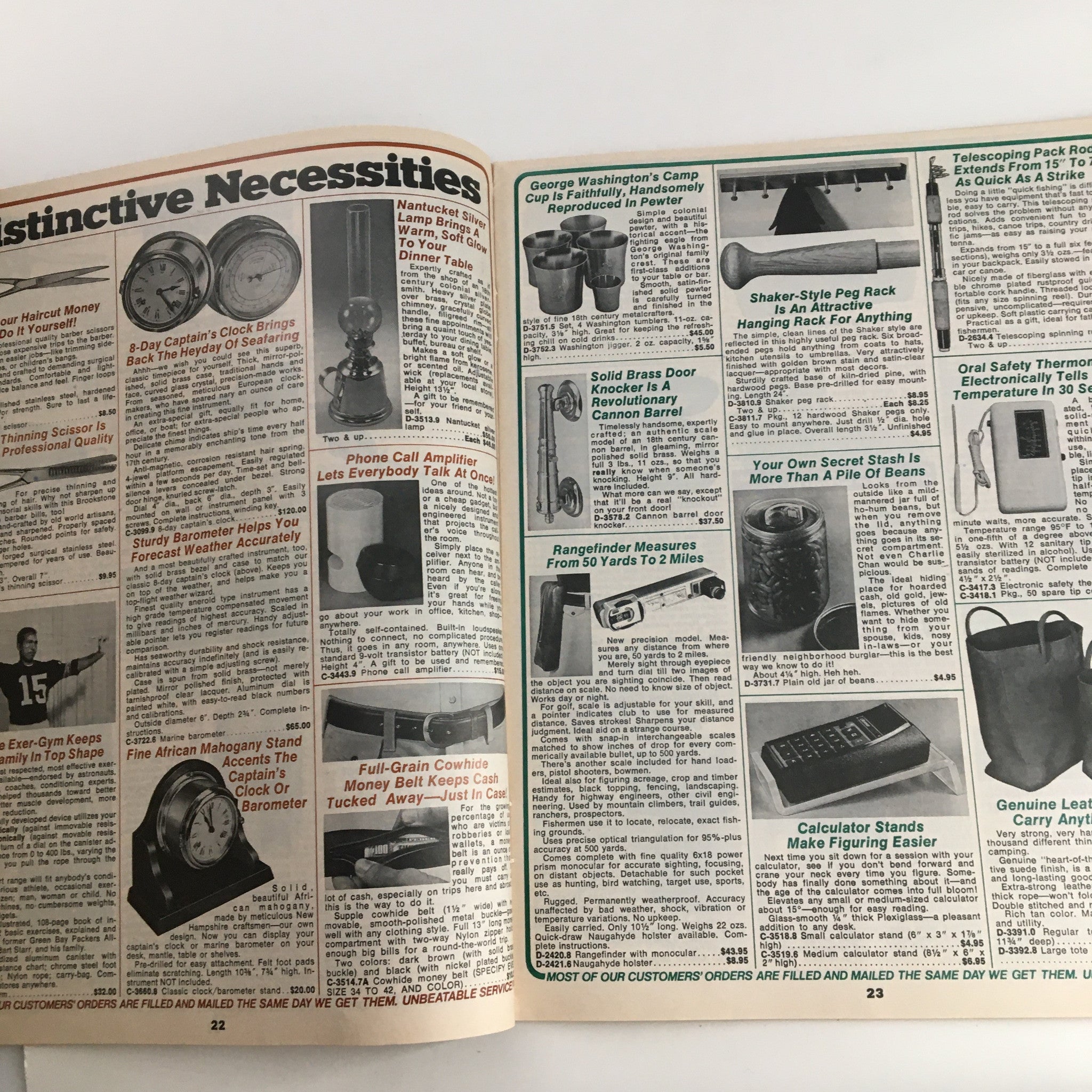 1975 Brookstone Company Hard To Find Tools and Other Things Catalog