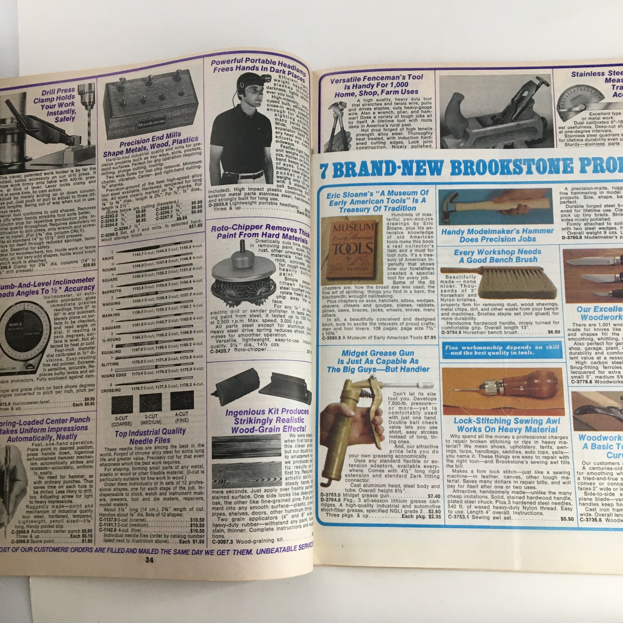 1975 Brookstone Company Hard To Find Tools and Other Things Catalog