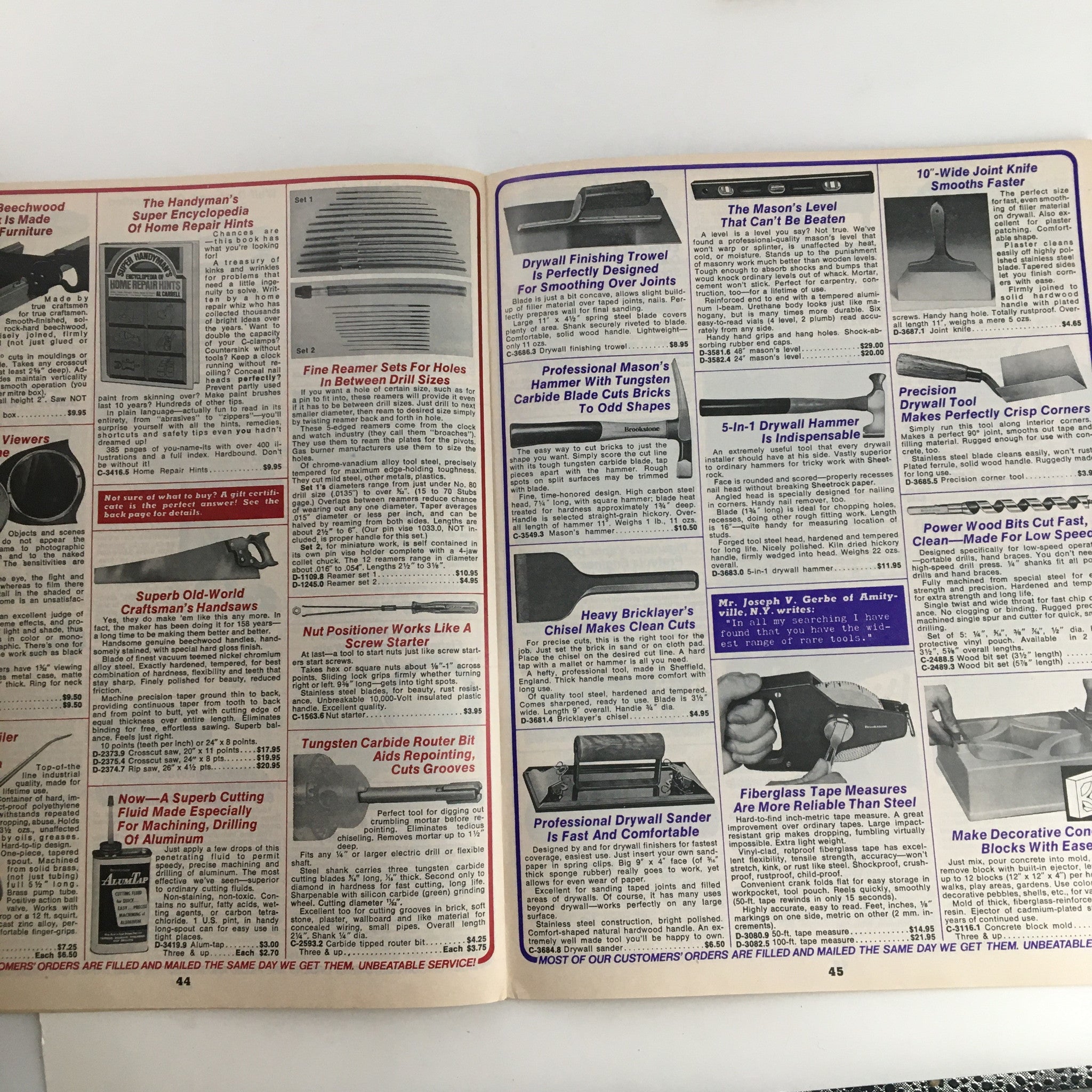 1975 Brookstone Company Hard To Find Tools and Other Things Catalog