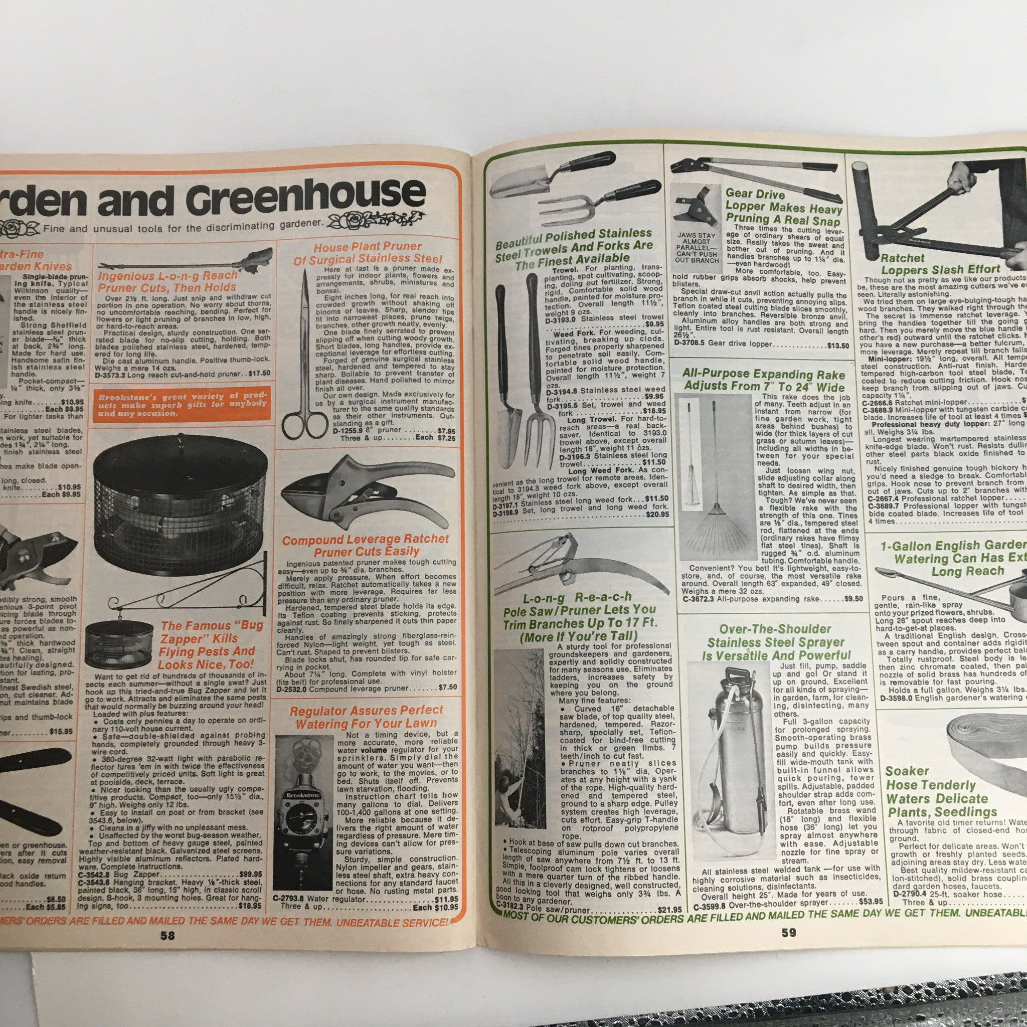 1975 Brookstone Company Hard To Find Tools and Other Things Catalog