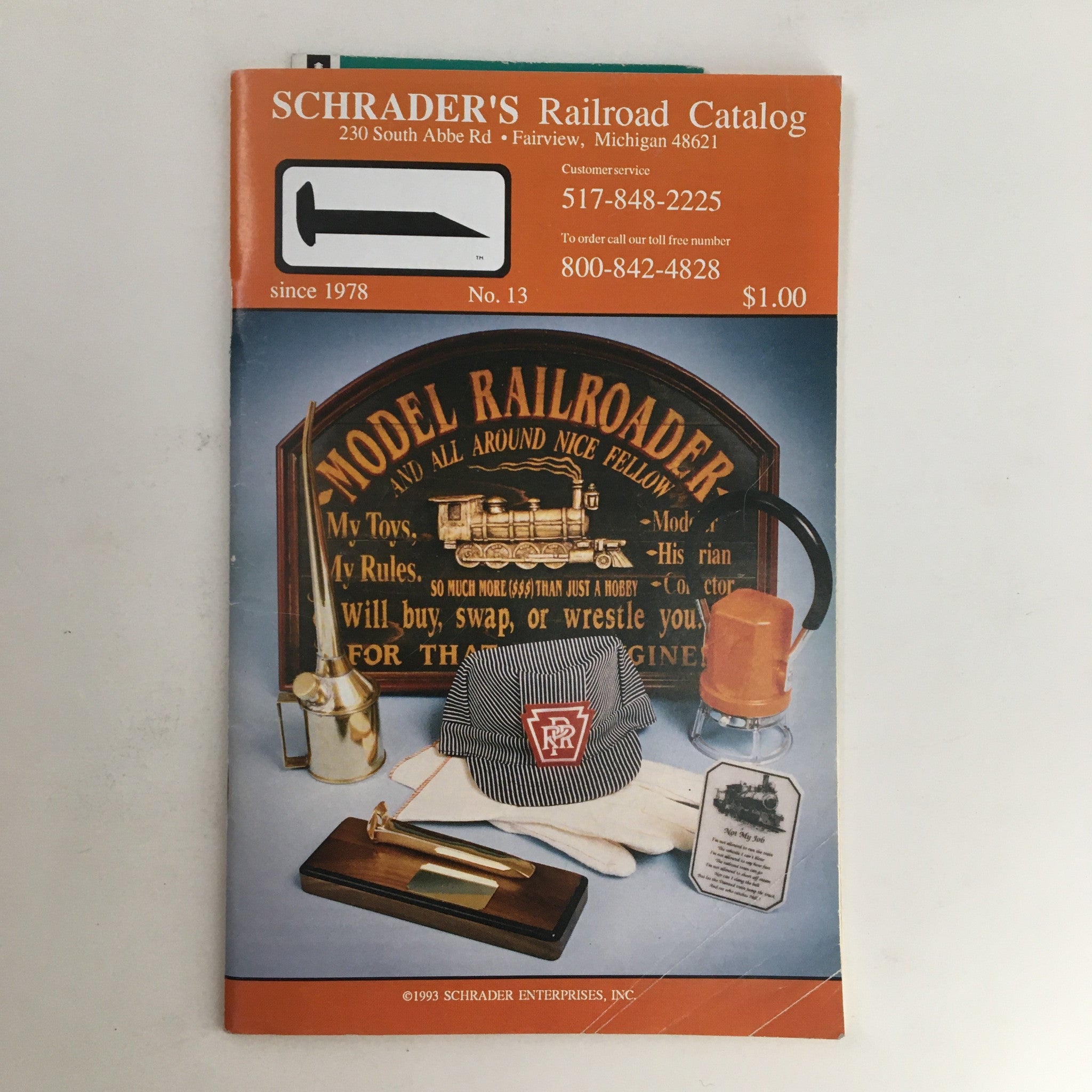 1993 Schrader Enterprises Inc. Model Railroader Catalog