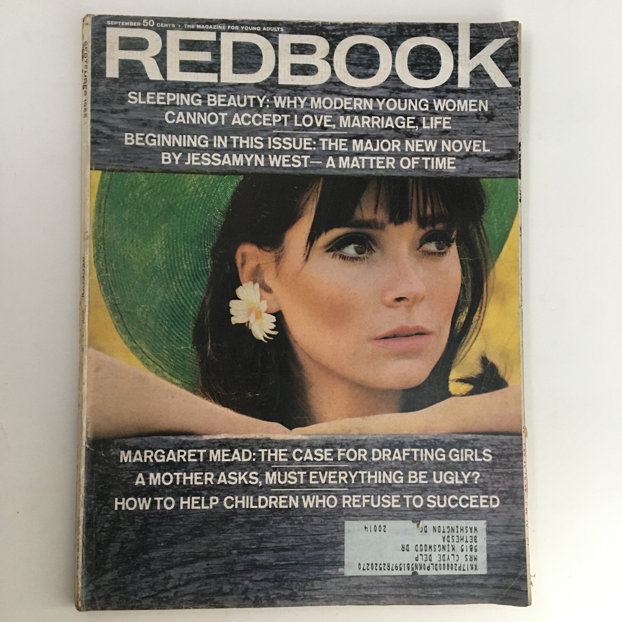 Redbook Magazine September 1966 Margaret Mead in The Case for Drafting Girls