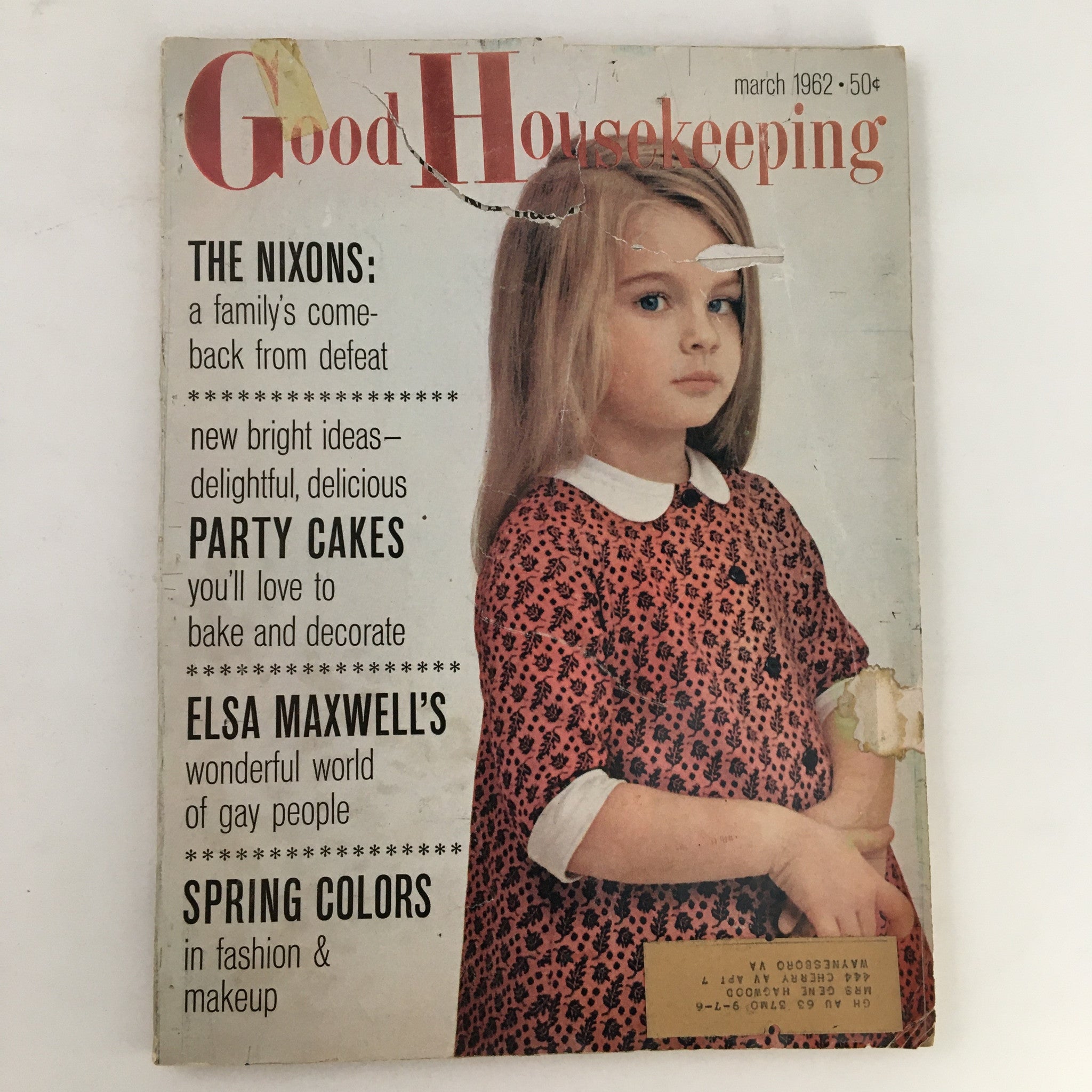 Good Housekeeping Magazine March 1962 The Nixons A Family's Comeback from Defeat