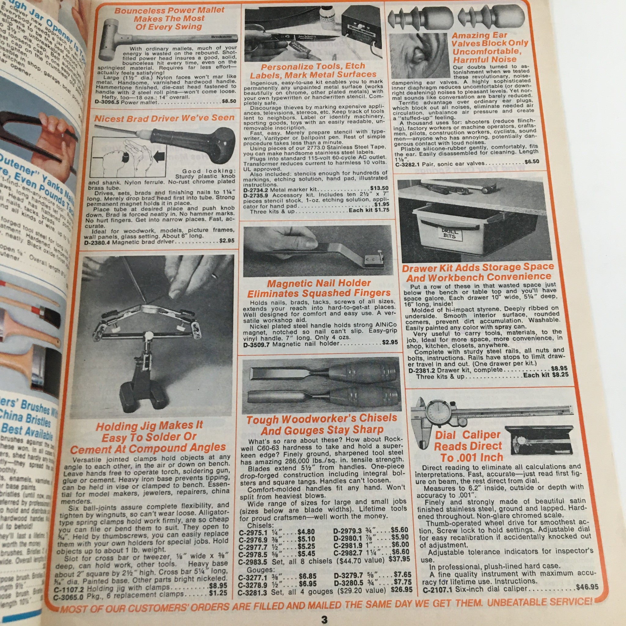 1975 Brookstone Company Hard-To-Find Tools Fall Catalog