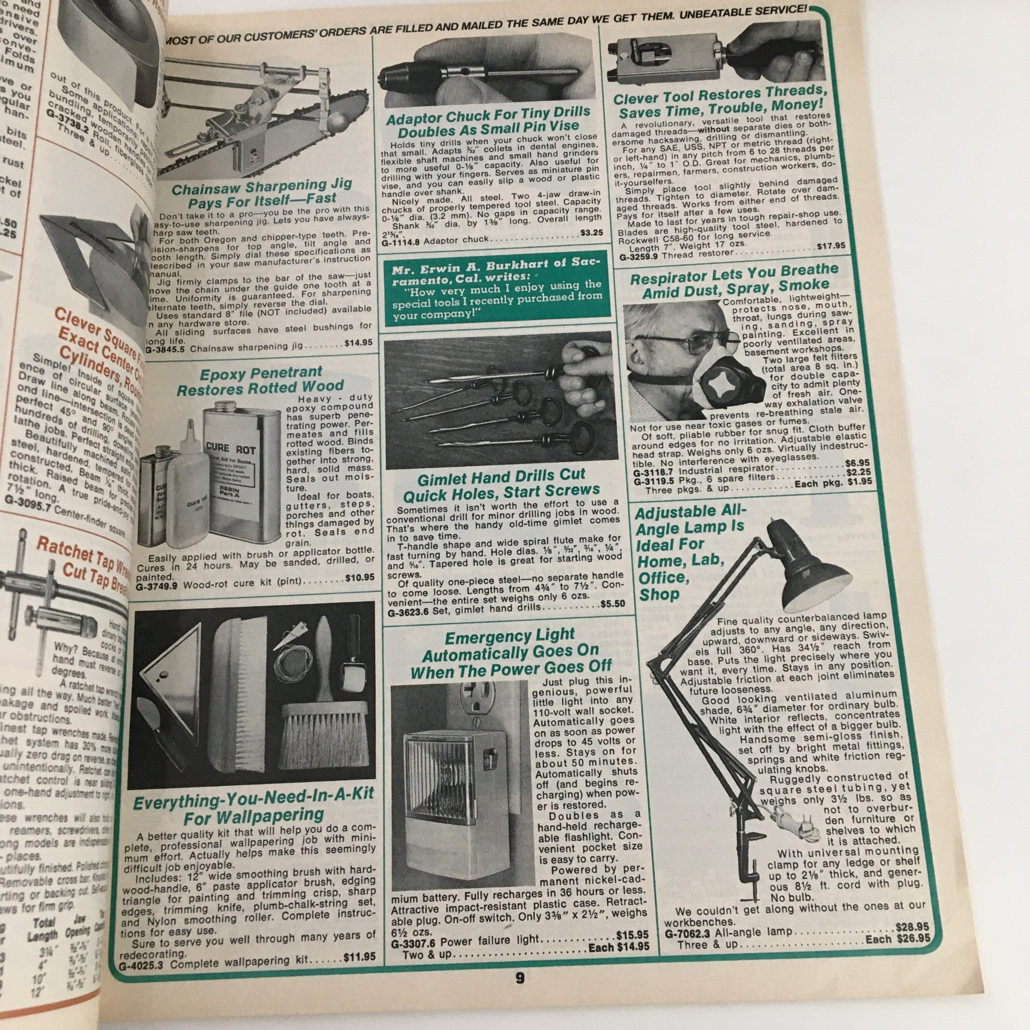 1976 Brookstone Company Hard-To-Find Tools Spring Catalog