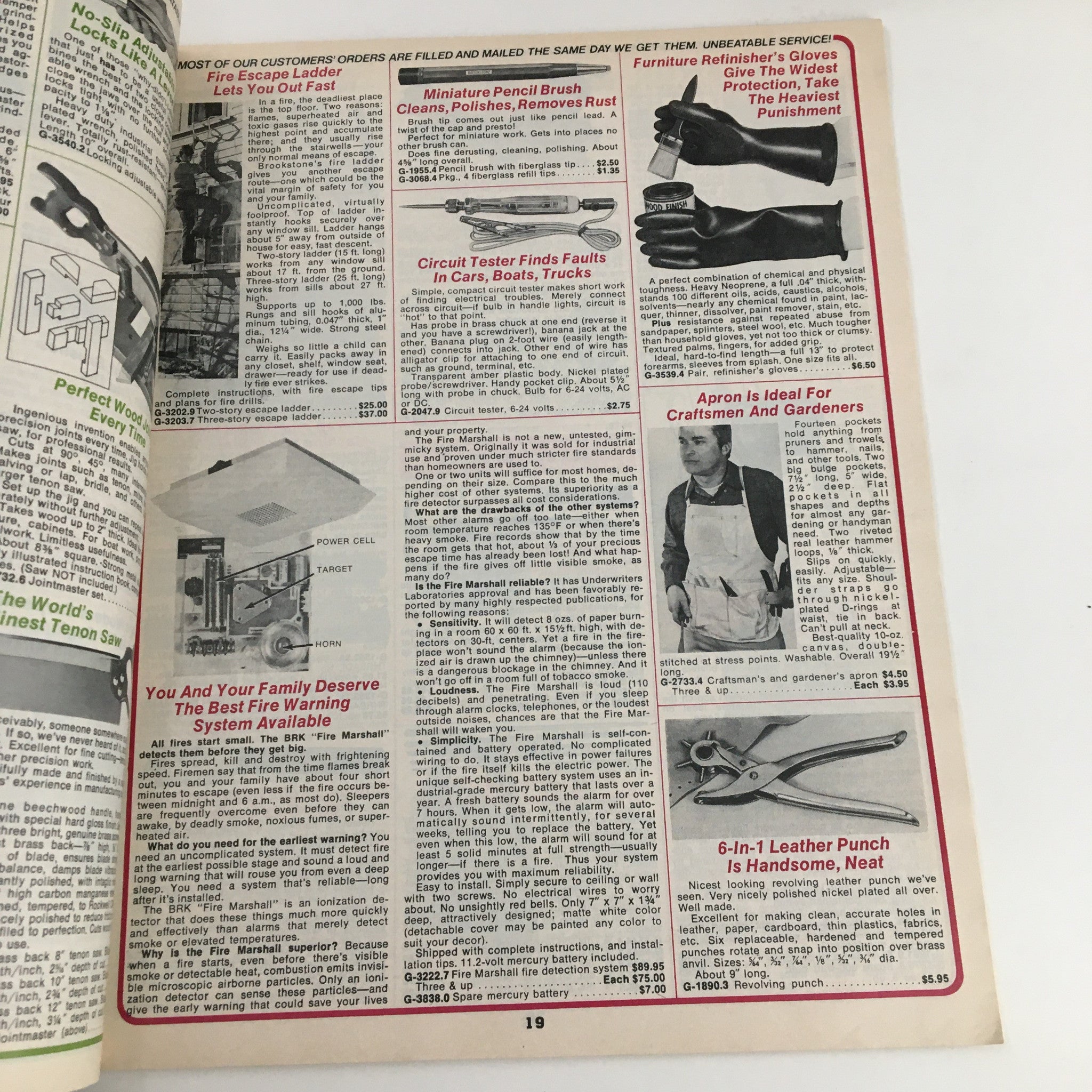 1976 Brookstone Company Hard-To-Find Tools Spring Catalog