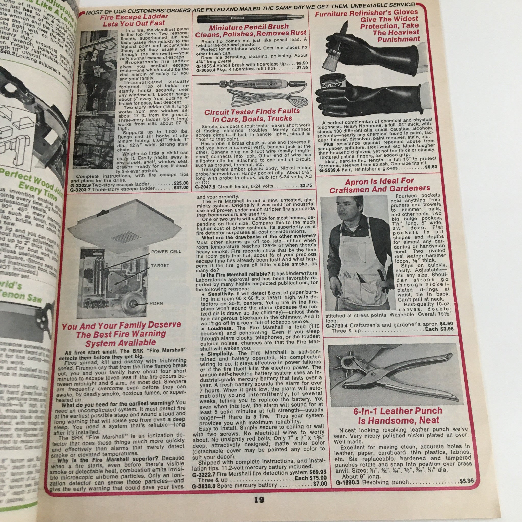 1976 Brookstone Company Hard-To-Find Tools Automotive Accessories Spring Catalog