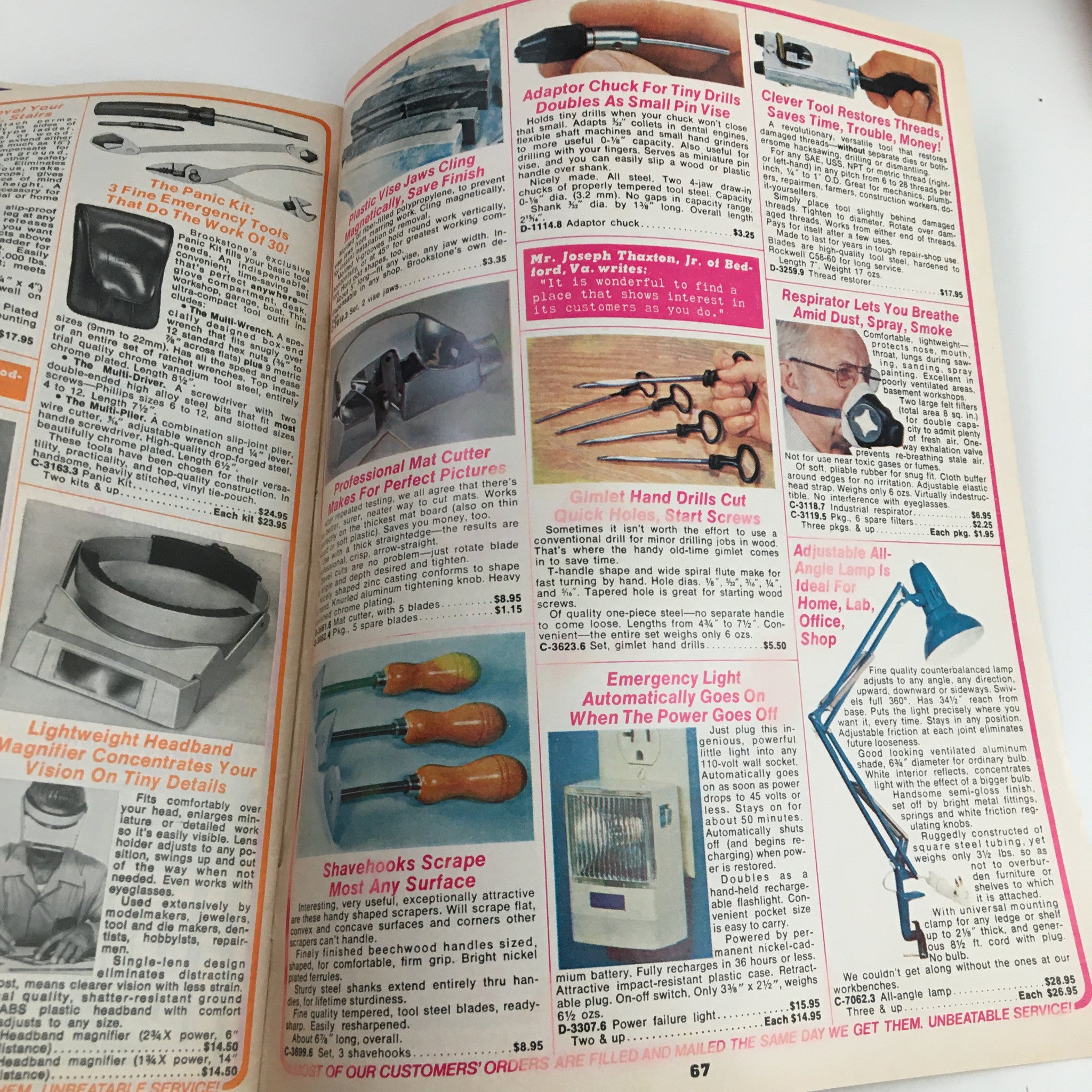 1975 Brookstone Company Hard To Find Tools Fall Catalog