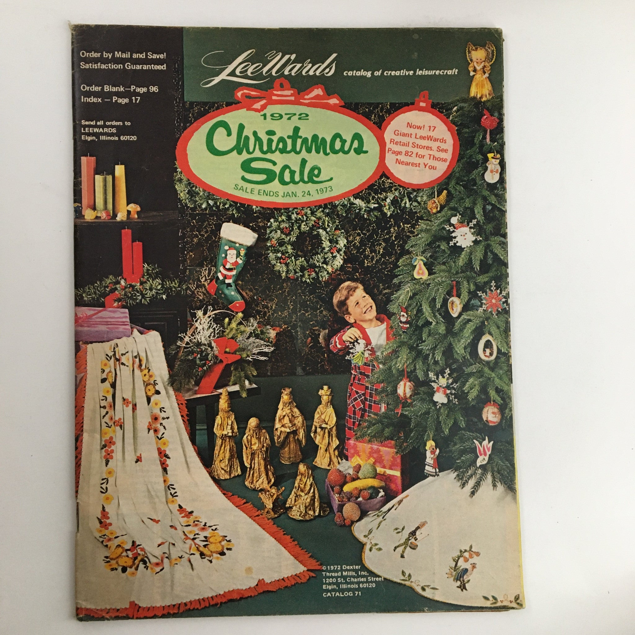 1972-1973 Lee wards Christmas Sale Catalog of Creative Leisurecraft